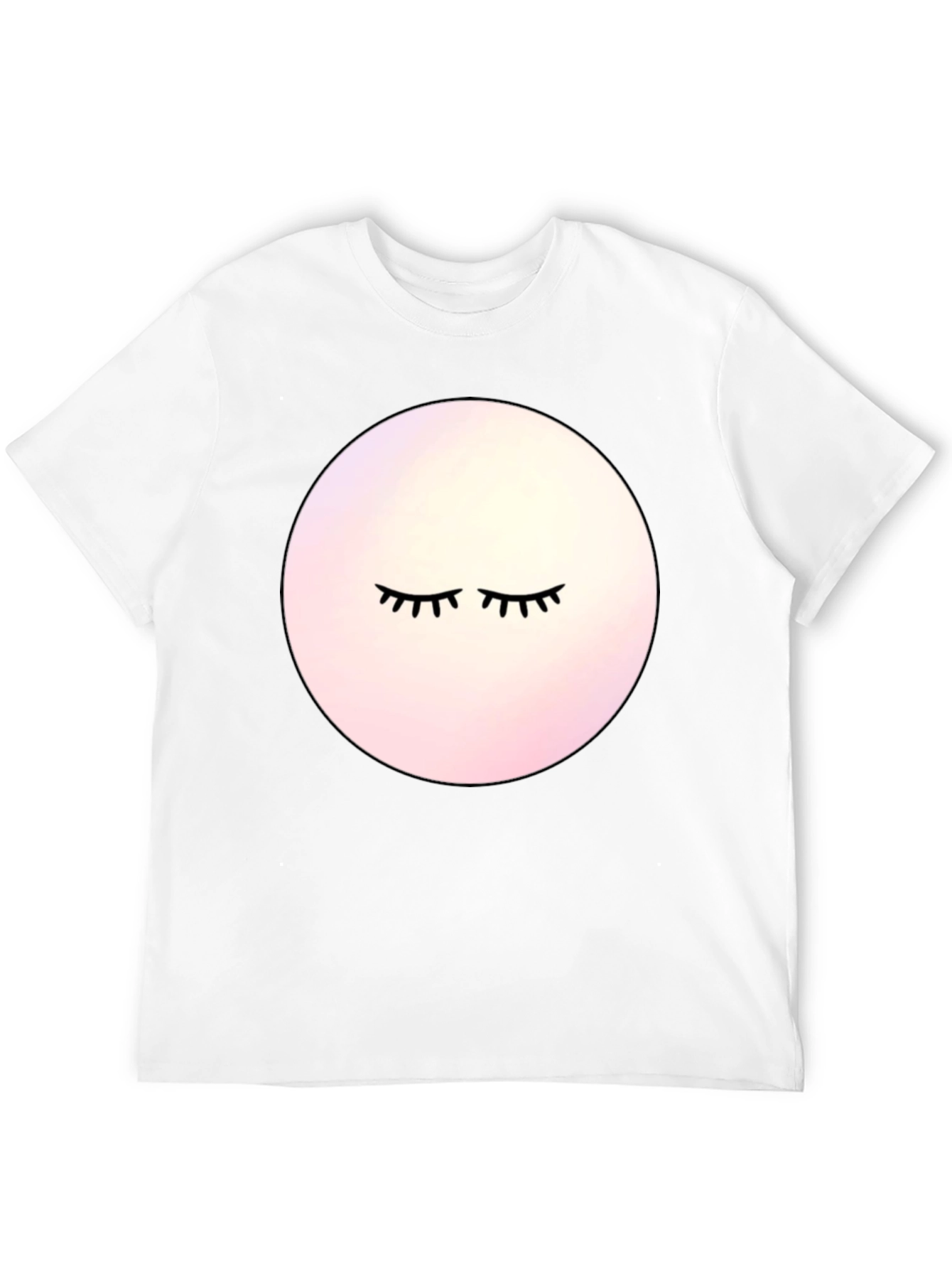 Eyelash Graphic Black T-Shirt