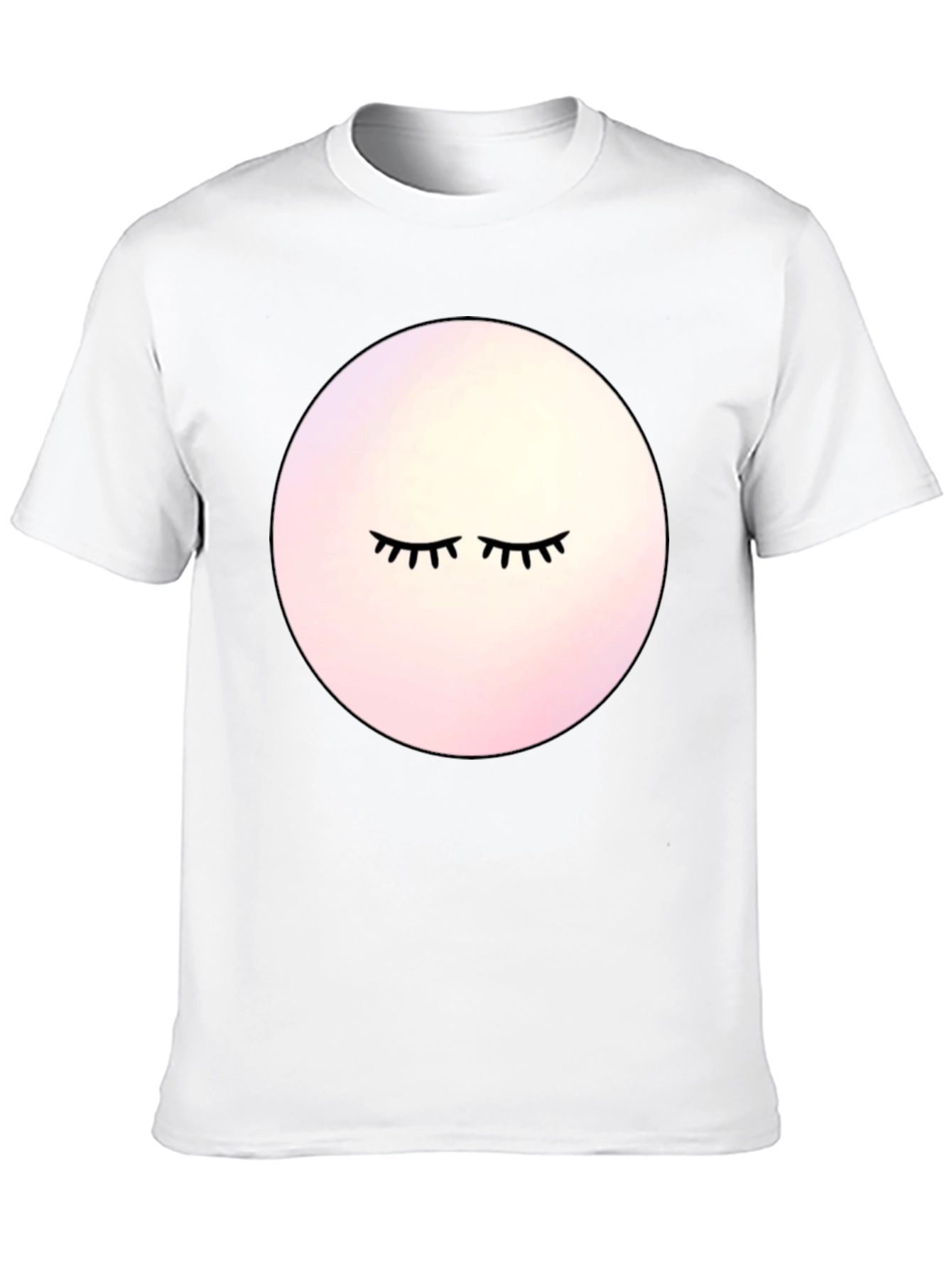 Eyelash Graphic Black T-Shirt