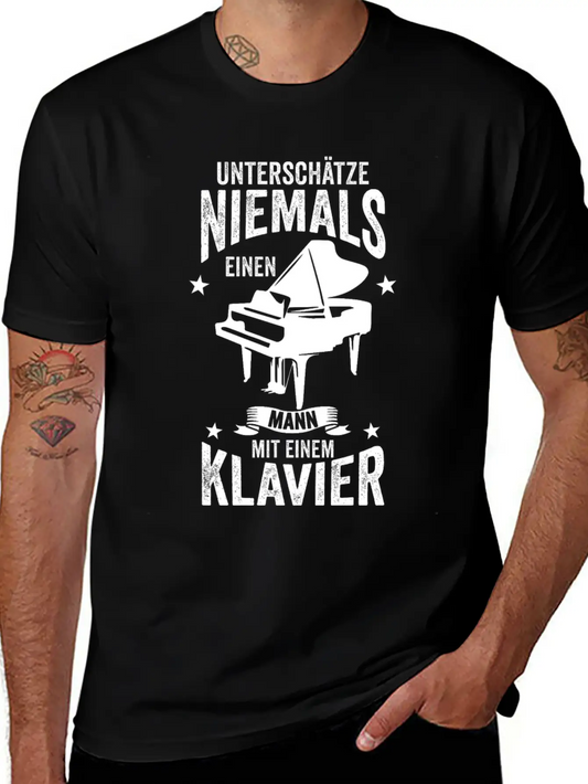 Piano Band Stylish Everyday T-Shirt – Unisex Basic Cotton Tee