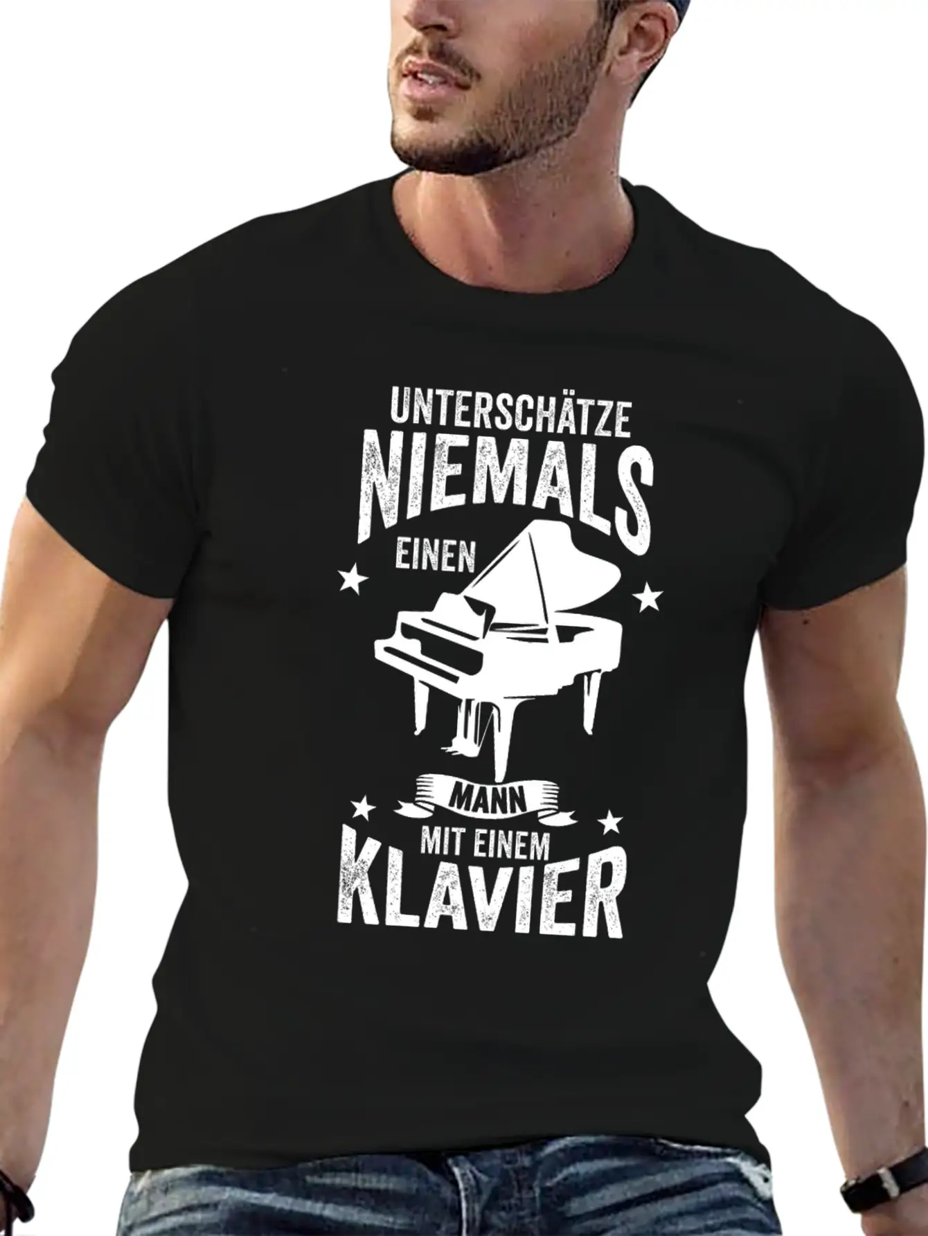 Piano Band Stylish Everyday T-Shirt – Unisex Basic Cotton Tee