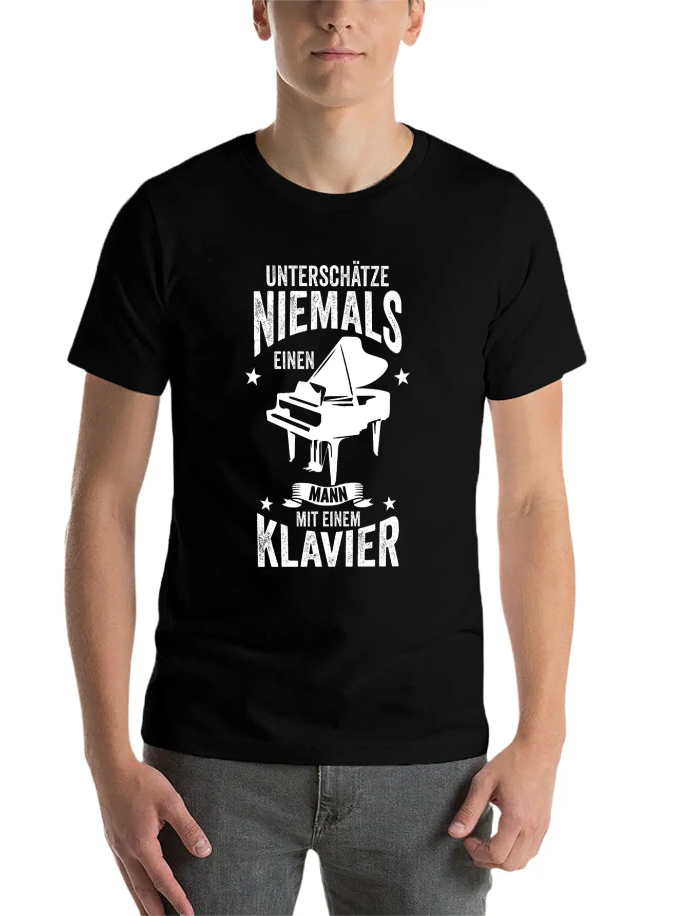 Piano Band Stylish Everyday T-Shirt – Unisex Basic Cotton Tee