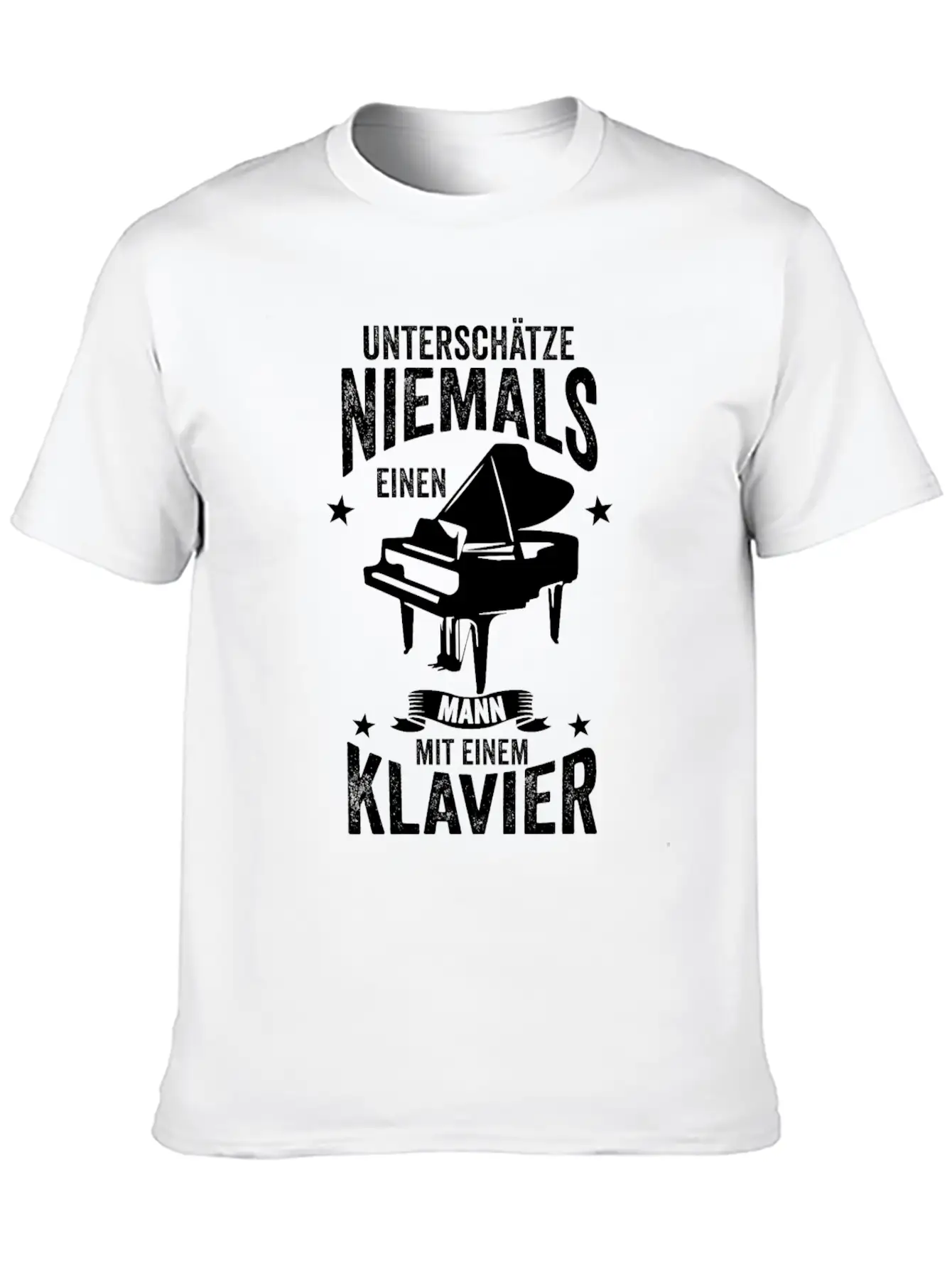 Piano Band Stylish Everyday T-Shirt – Unisex Basic Cotton Tee