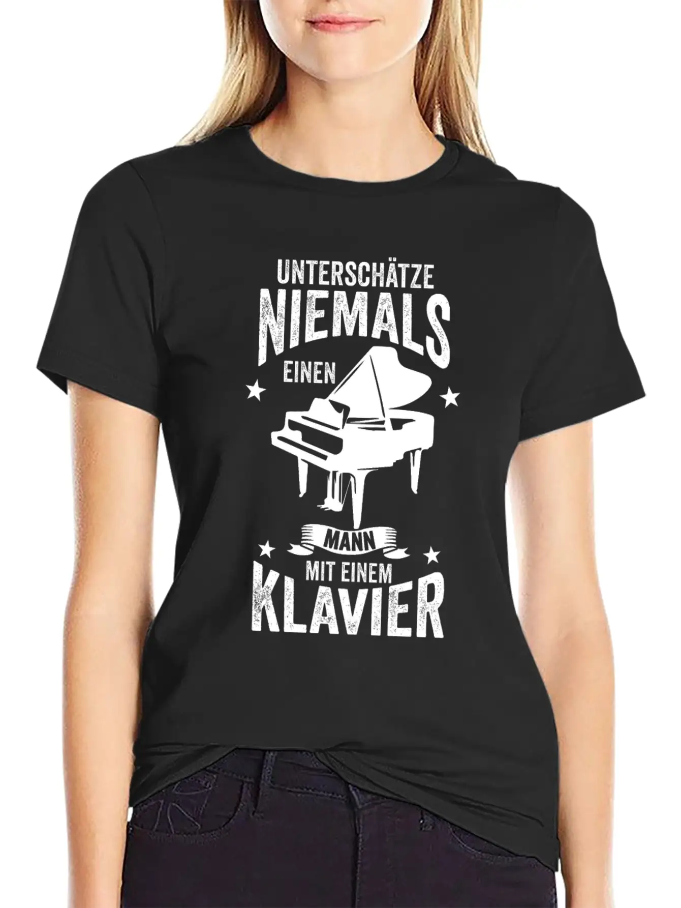 Piano Band Stylish Everyday T-Shirt – Unisex Basic Cotton Tee