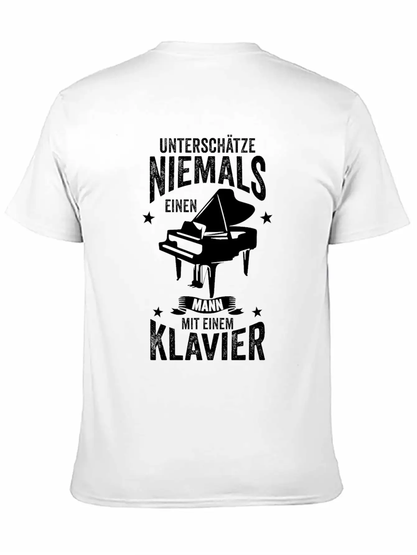 Piano Band Stylish Everyday T-Shirt – Unisex Basic Cotton Tee