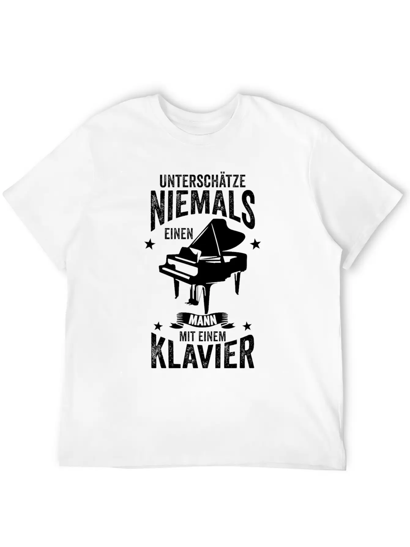 Piano Band Stylish Everyday T-Shirt – Unisex Basic Cotton Tee