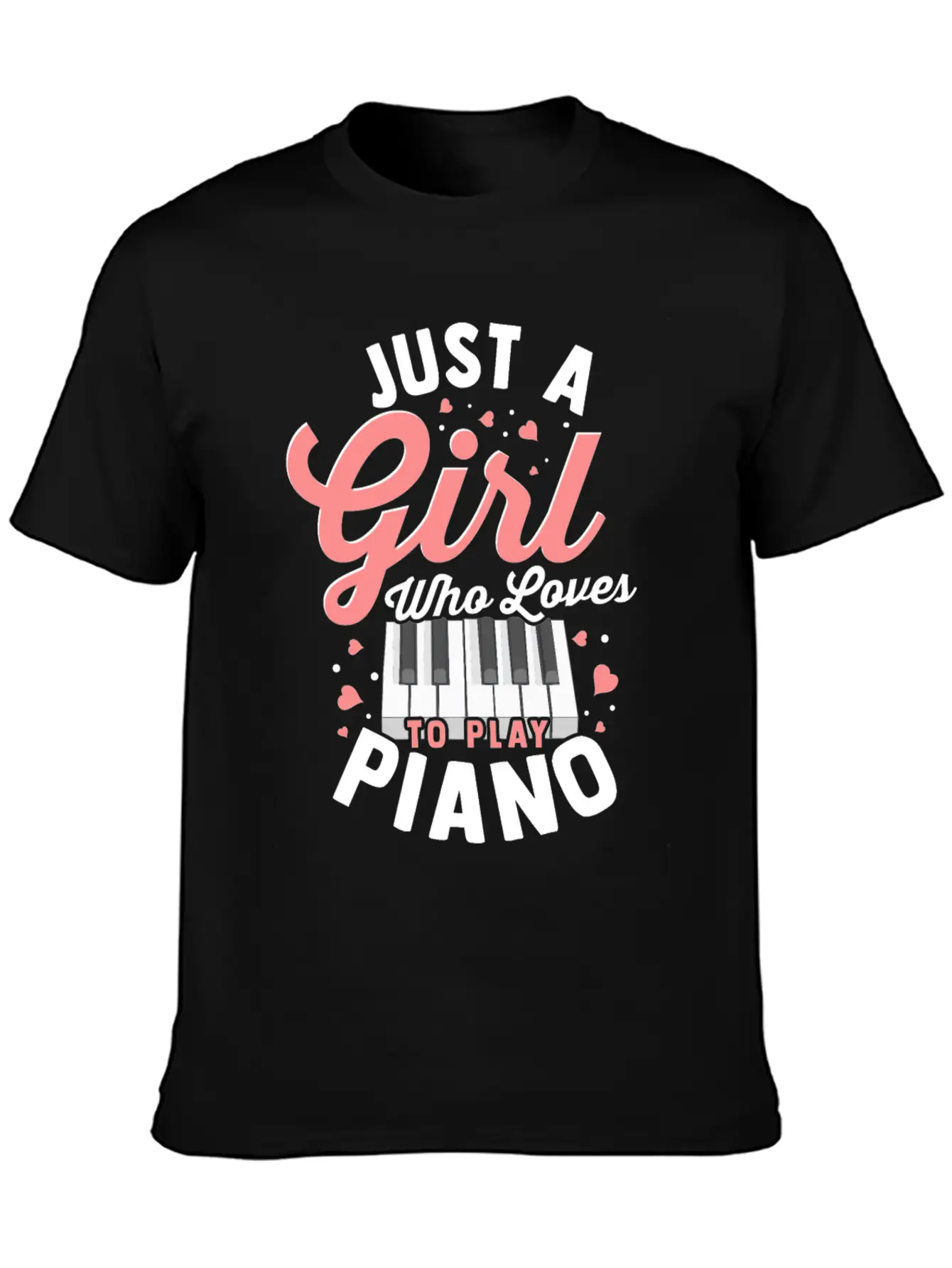 Piano Comfortable Minimalist Graphic Tee – Summer Style Essential