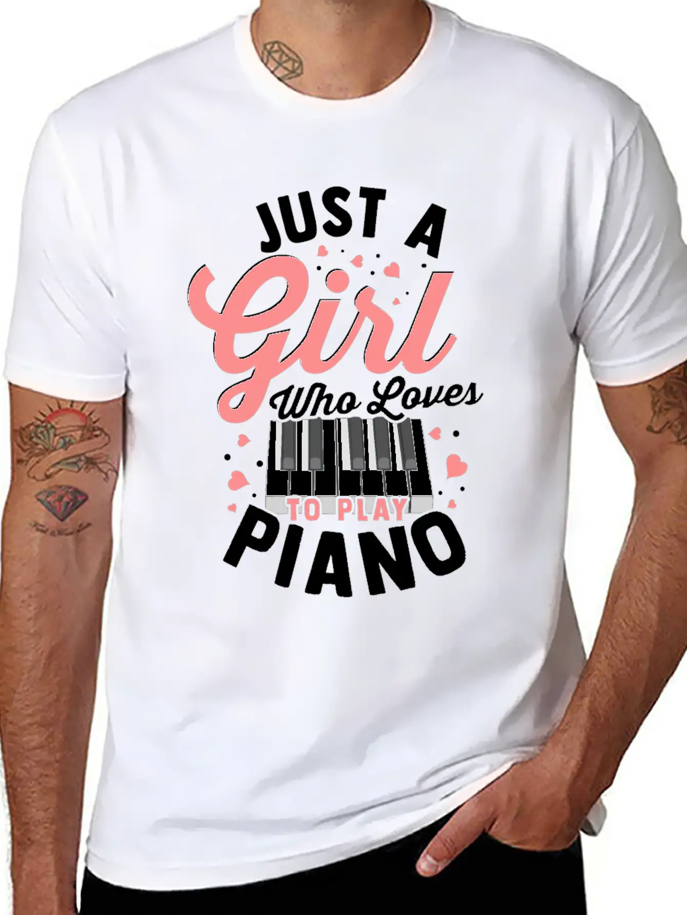 Piano Comfortable Minimalist Graphic Tee – Summer Style Essential