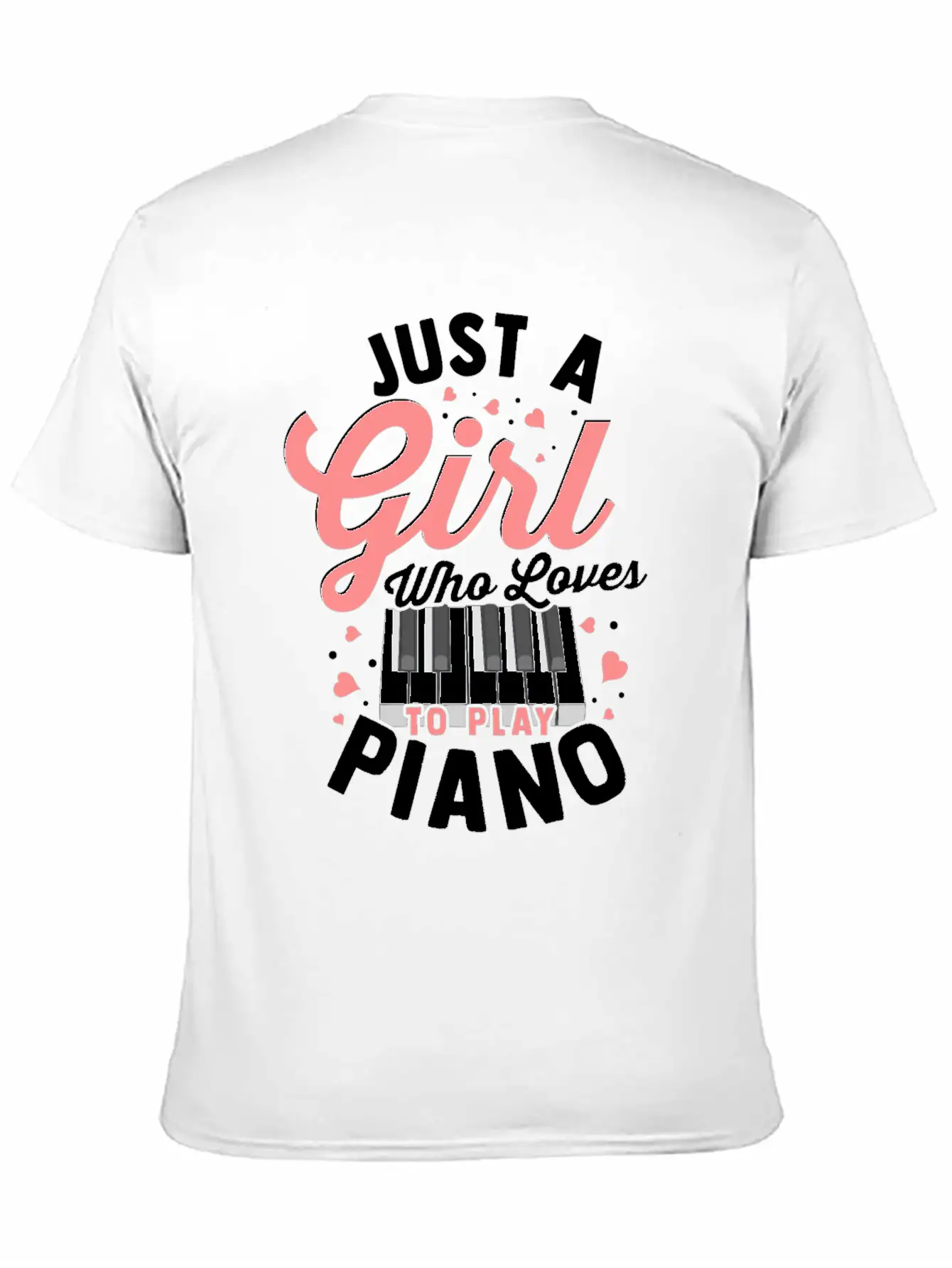 Piano Comfortable Minimalist Graphic Tee – Summer Style Essential