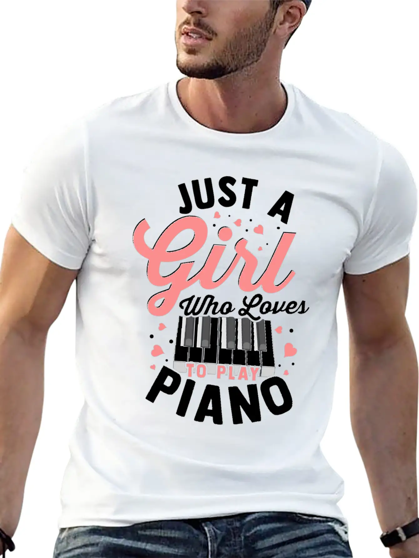 Piano Comfortable Minimalist Graphic Tee – Summer Style Essential