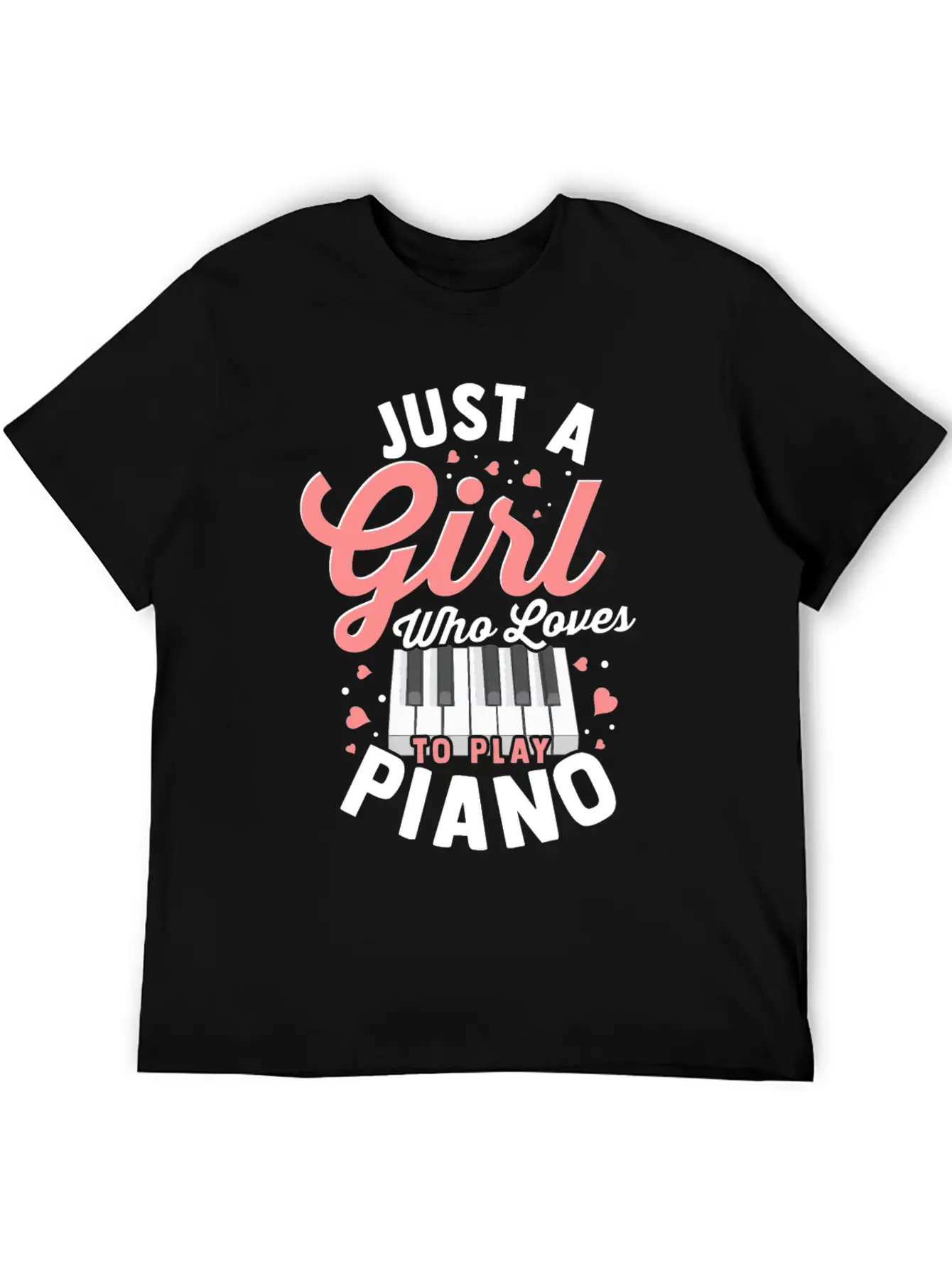 Piano Comfortable Minimalist Graphic Tee – Summer Style Essential