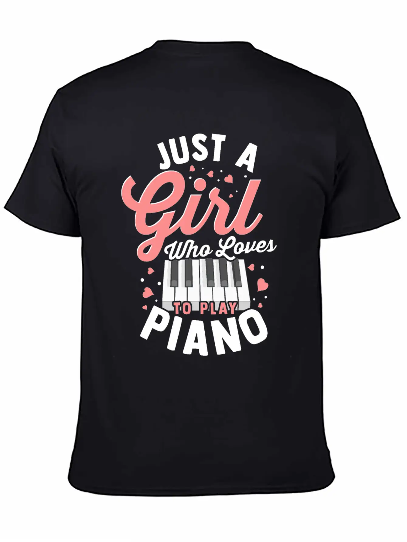 Piano Comfortable Minimalist Graphic Tee – Summer Style Essential