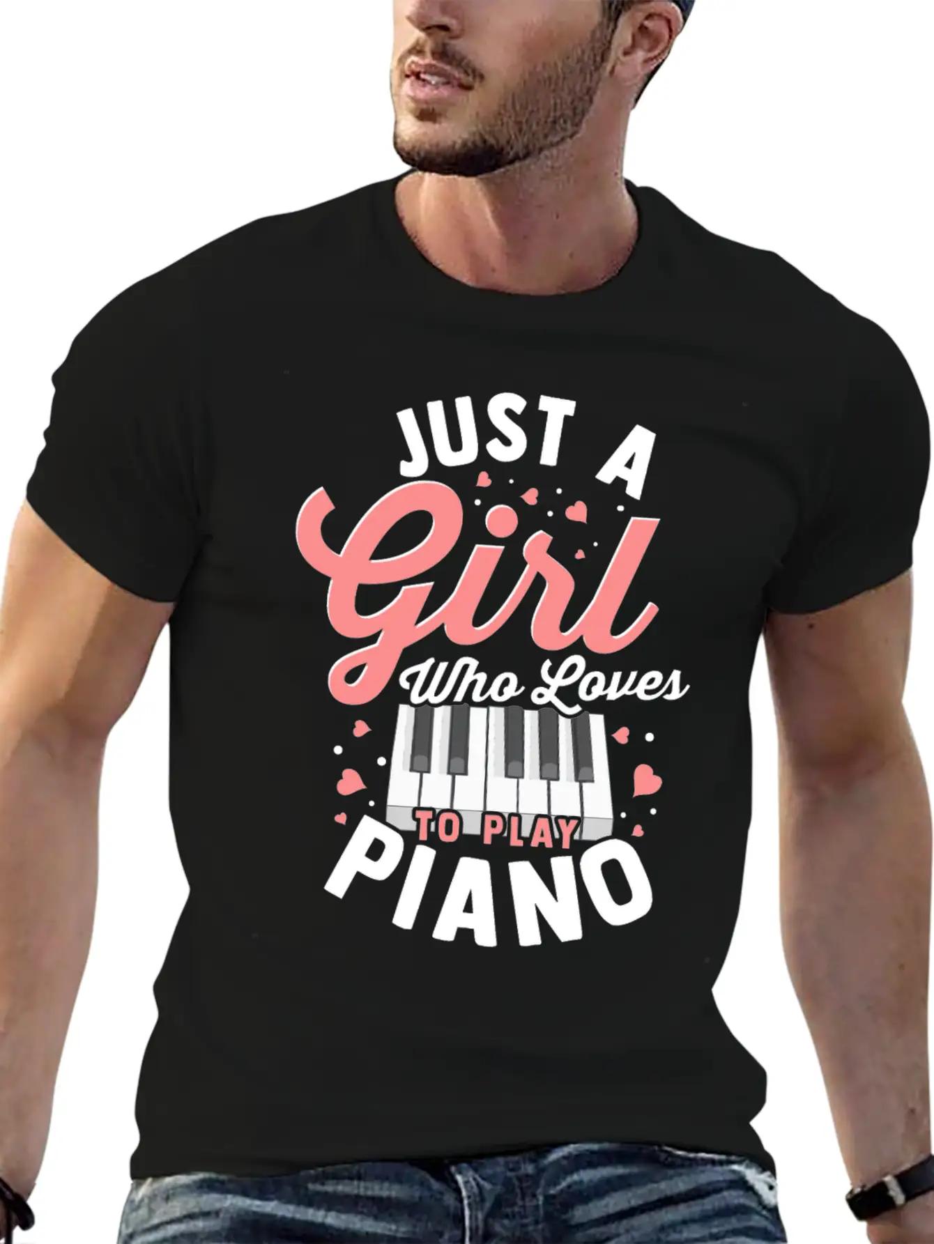 Piano Comfortable Minimalist Graphic Tee – Summer Style Essential