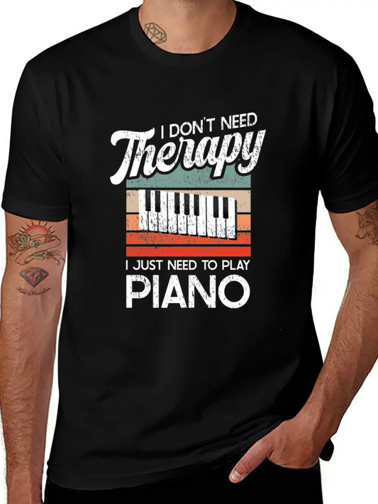 Piano For A Pianist Comfortable Minimalist Graphic Tee – Summer Style Essential