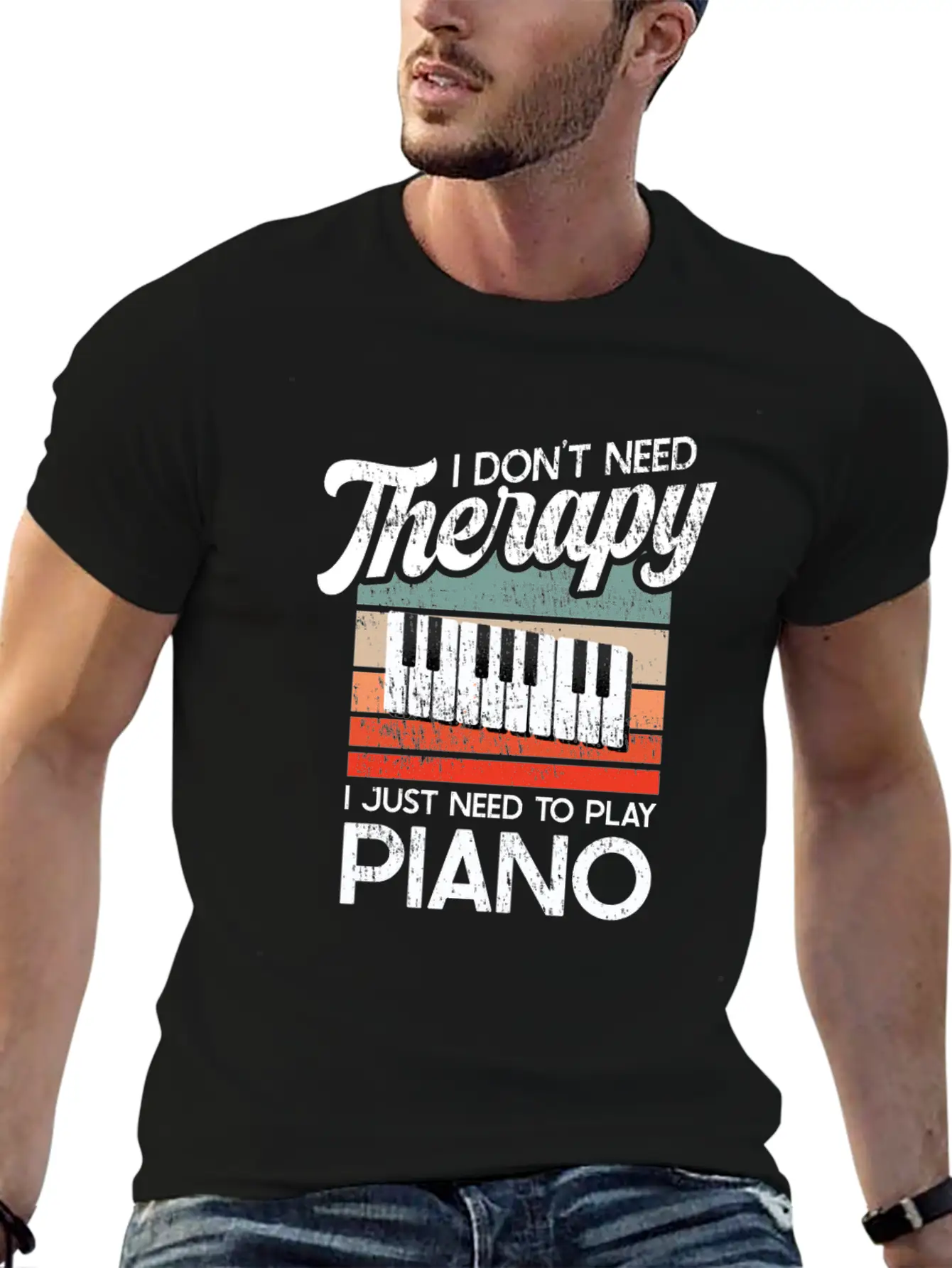 Piano For A Pianist Comfortable Minimalist Graphic Tee – Summer Style Essential