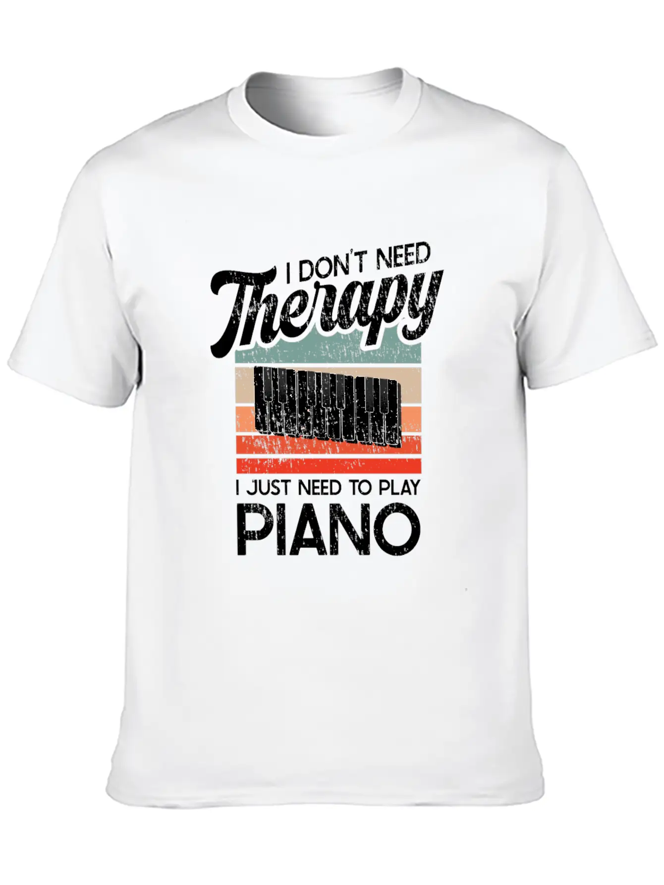 Piano For A Pianist Comfortable Minimalist Graphic Tee – Summer Style Essential