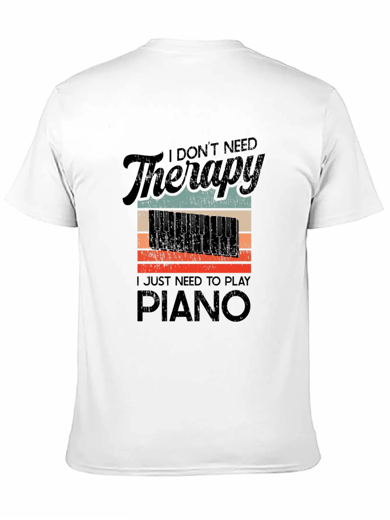 Piano For A Pianist Comfortable Minimalist Graphic Tee – Summer Style Essential