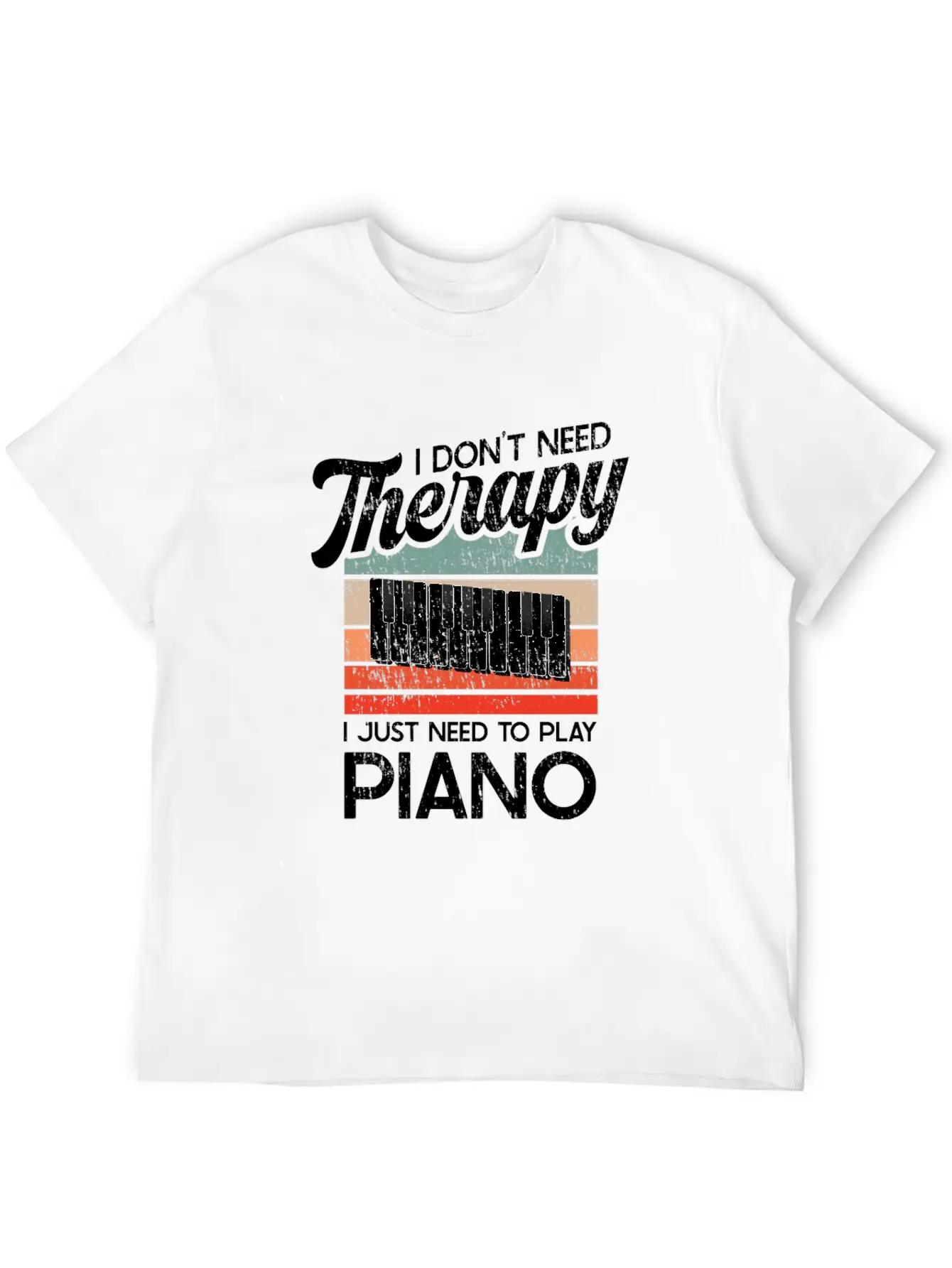 Piano For A Pianist Comfortable Minimalist Graphic Tee – Summer Style Essential