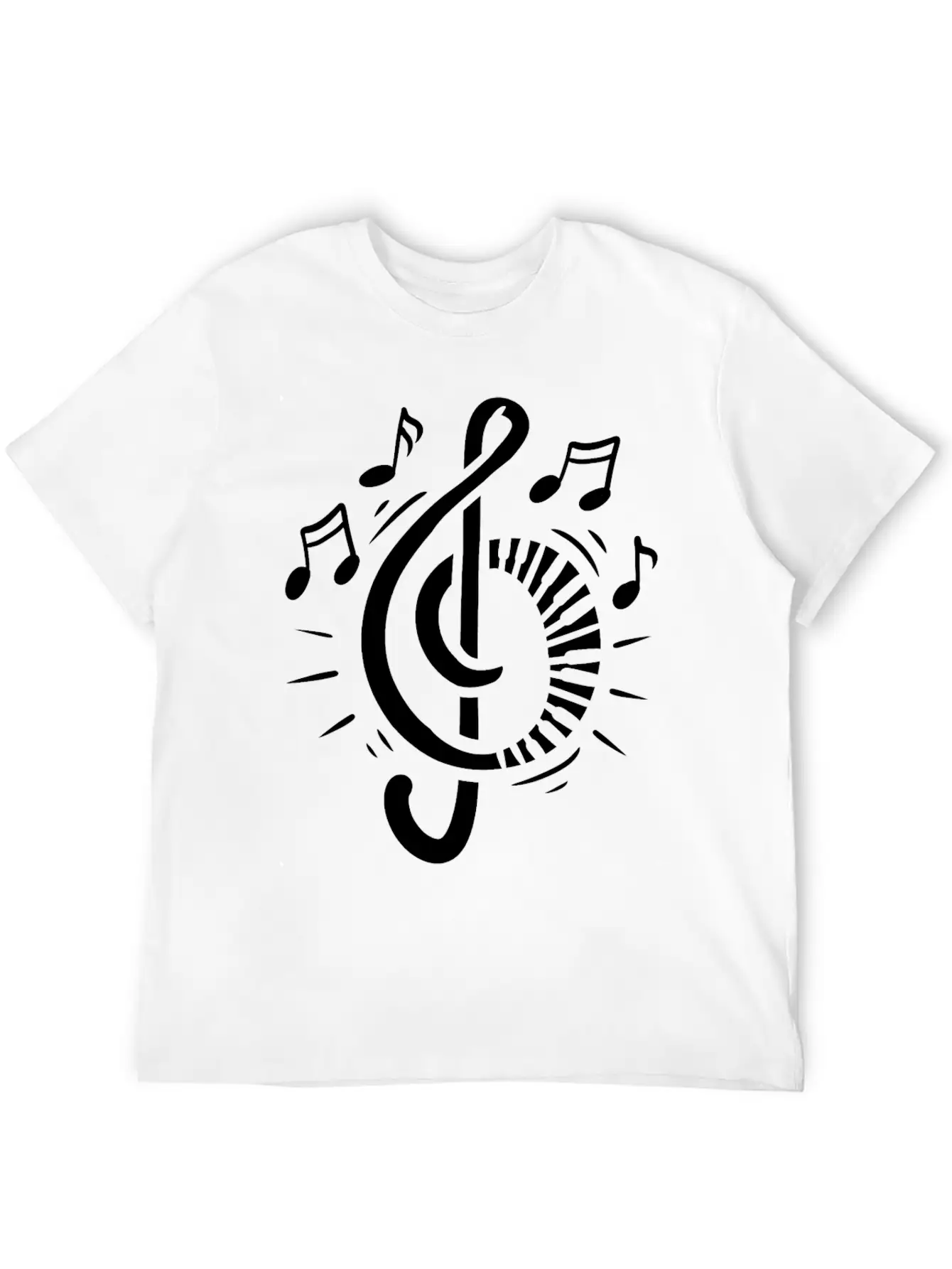 Piano Pianist Musician Music Clef Keyboard Comfortable Minimalist Graphic Tee – Summer Style Essential