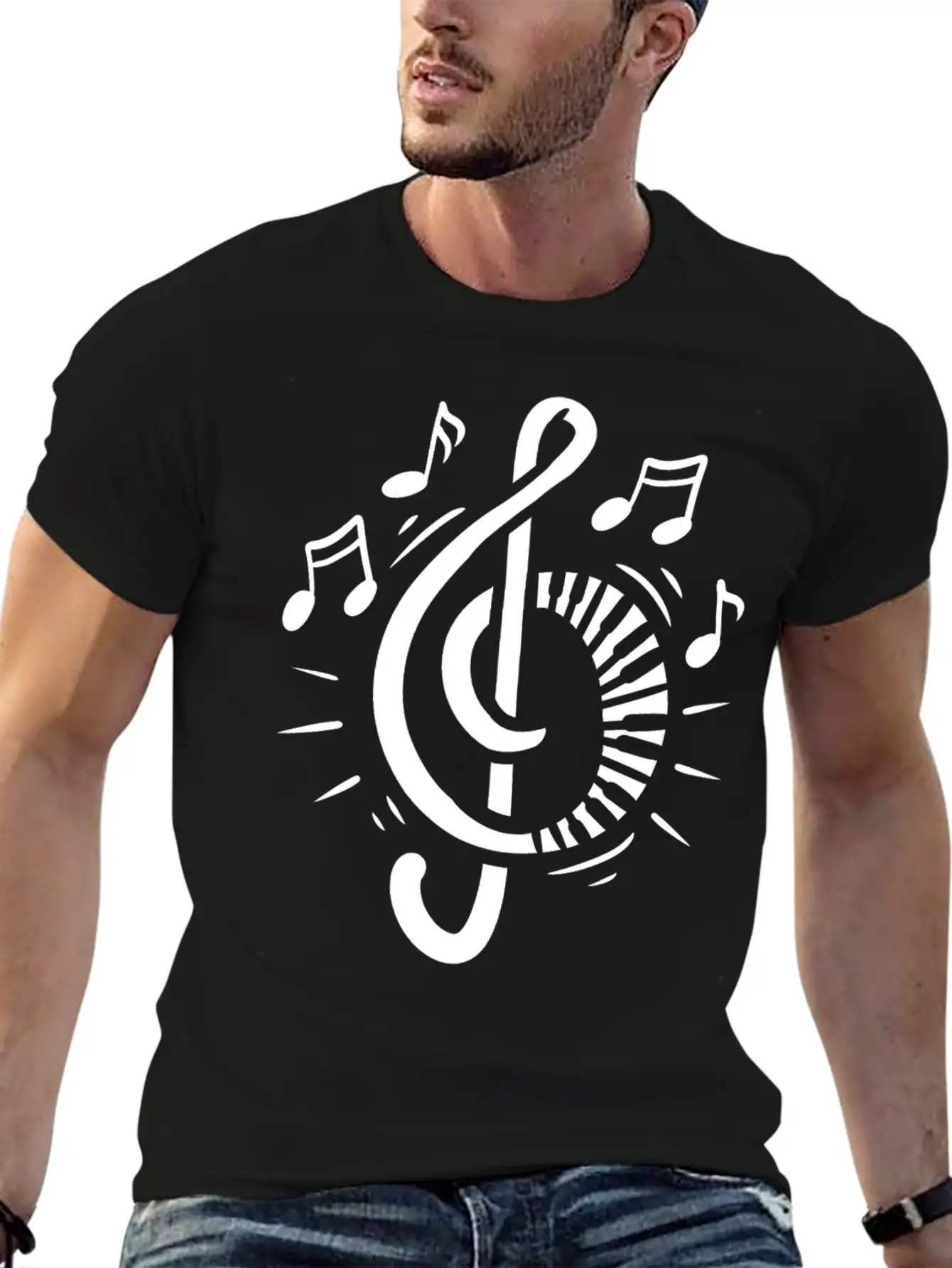 Piano Pianist Musician Music Clef Keyboard Comfortable Minimalist Graphic Tee – Summer Style Essential