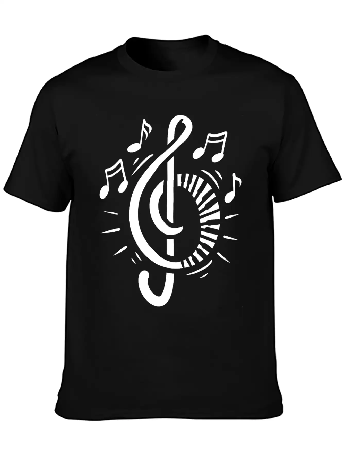 Piano Pianist Musician Music Clef Keyboard Comfortable Minimalist Graphic Tee – Summer Style Essential