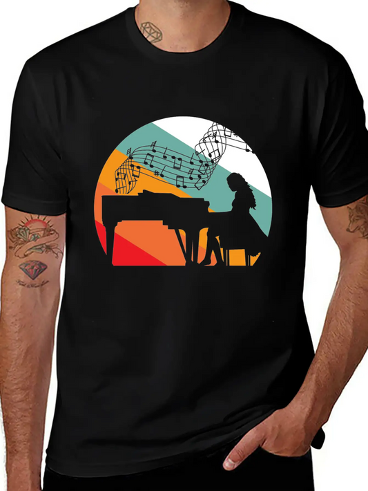 Piano Pianist Piano Pianist Woman Unisex Casual T-Shirt – Clean Design For Daily Comfort