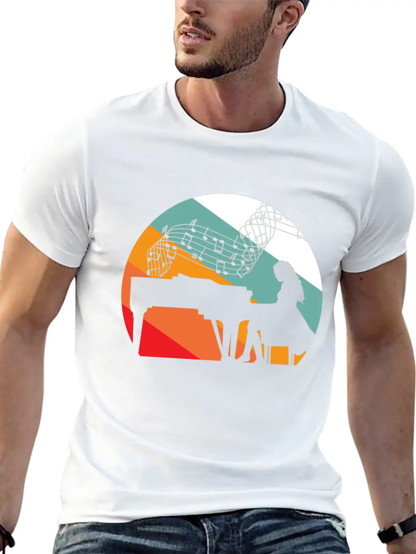 Piano Pianist Piano Pianist Woman Unisex Casual T-Shirt – Clean Design For Daily Comfort