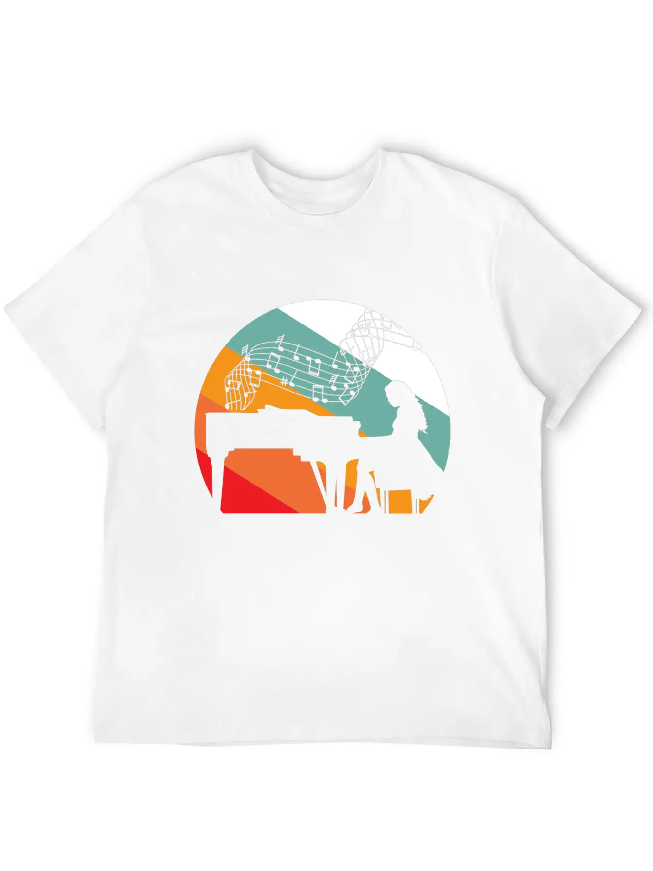 Piano Pianist Piano Pianist Woman Unisex Casual T-Shirt – Clean Design For Daily Comfort