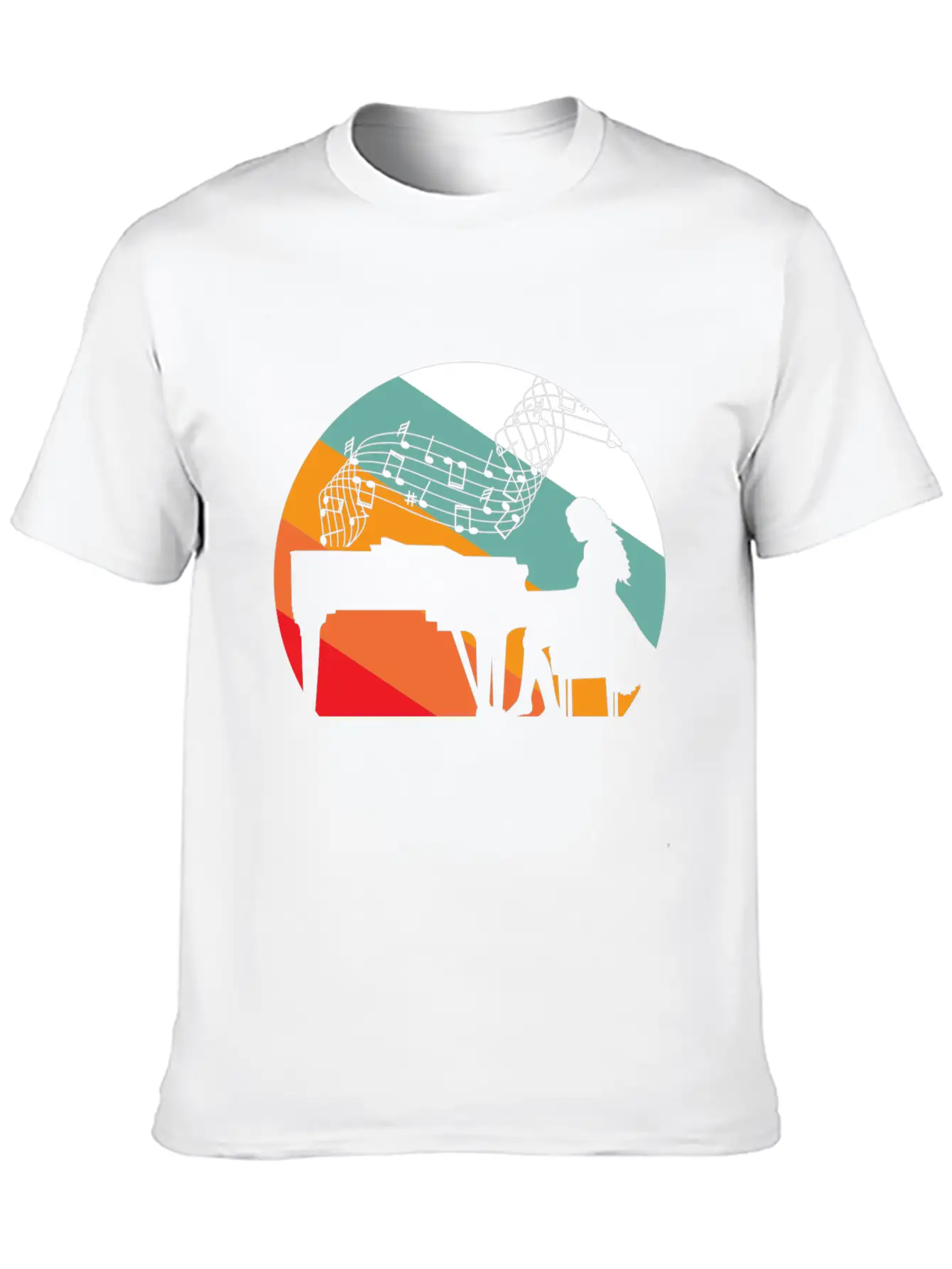 Piano Pianist Piano Pianist Woman Unisex Casual T-Shirt – Clean Design For Daily Comfort
