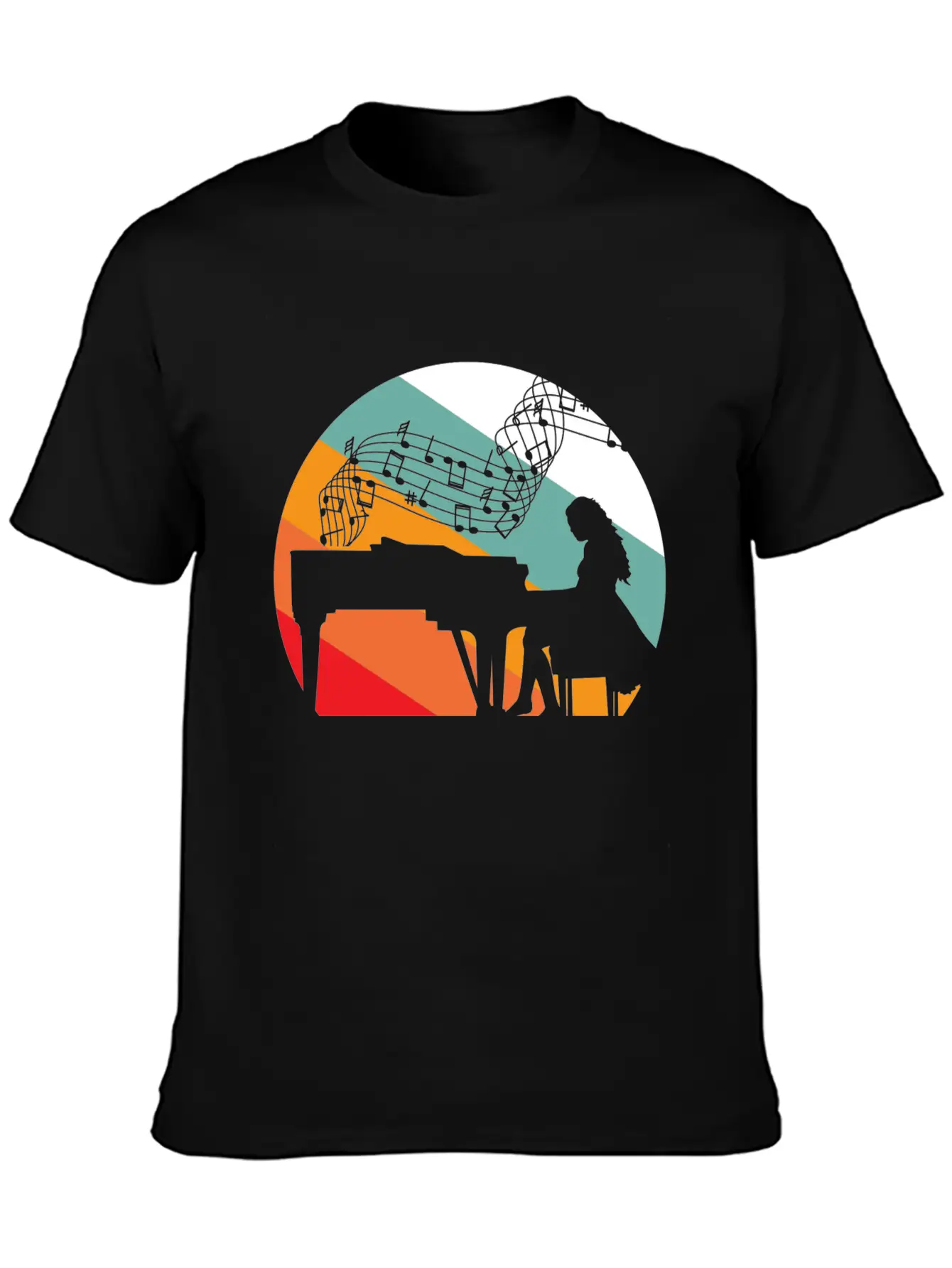 Piano Pianist Piano Pianist Woman Unisex Casual T-Shirt – Clean Design For Daily Comfort