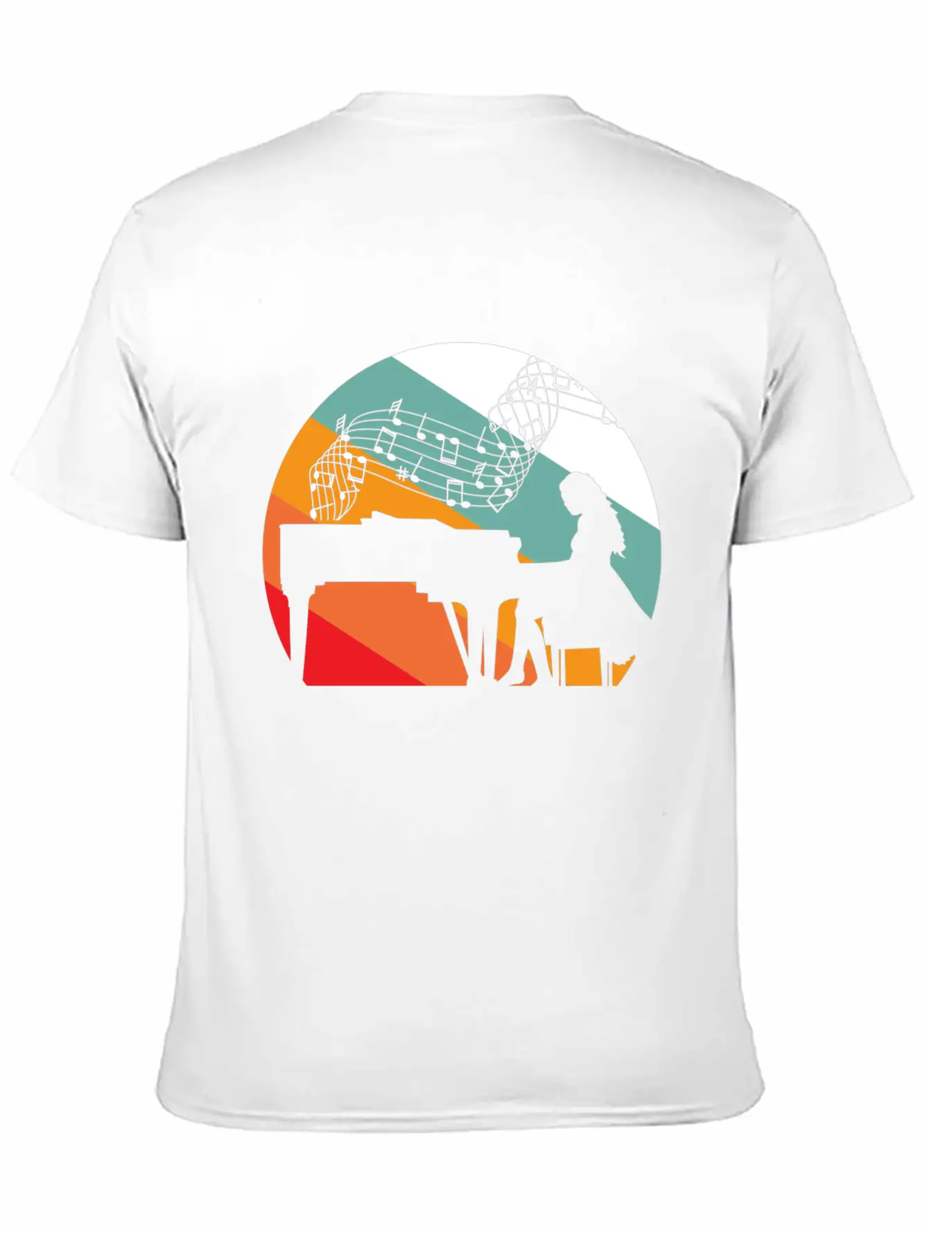 Piano Pianist Piano Pianist Woman Unisex Casual T-Shirt – Clean Design For Daily Comfort