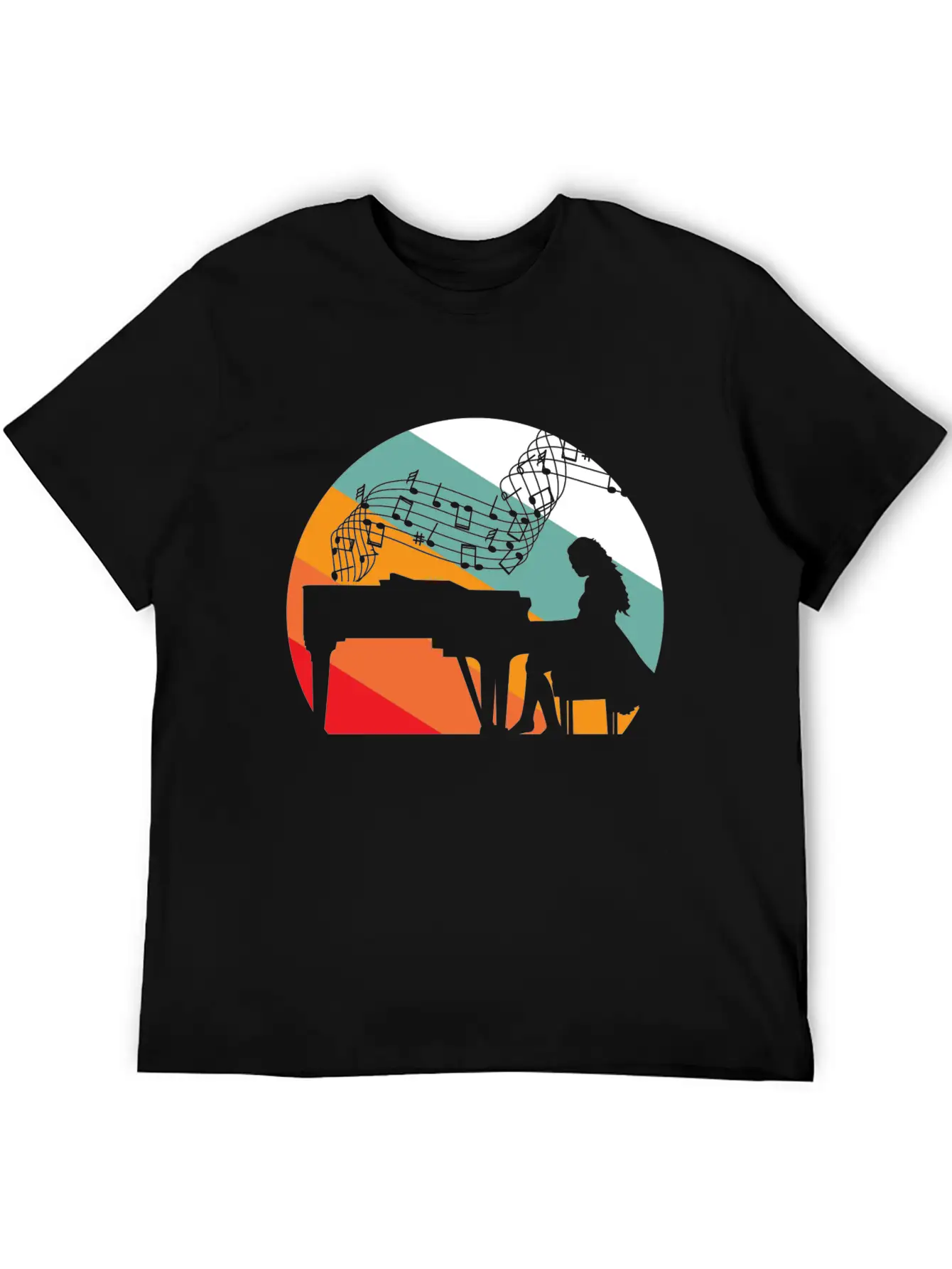 Piano Pianist Piano Pianist Woman Unisex Casual T-Shirt – Clean Design For Daily Comfort