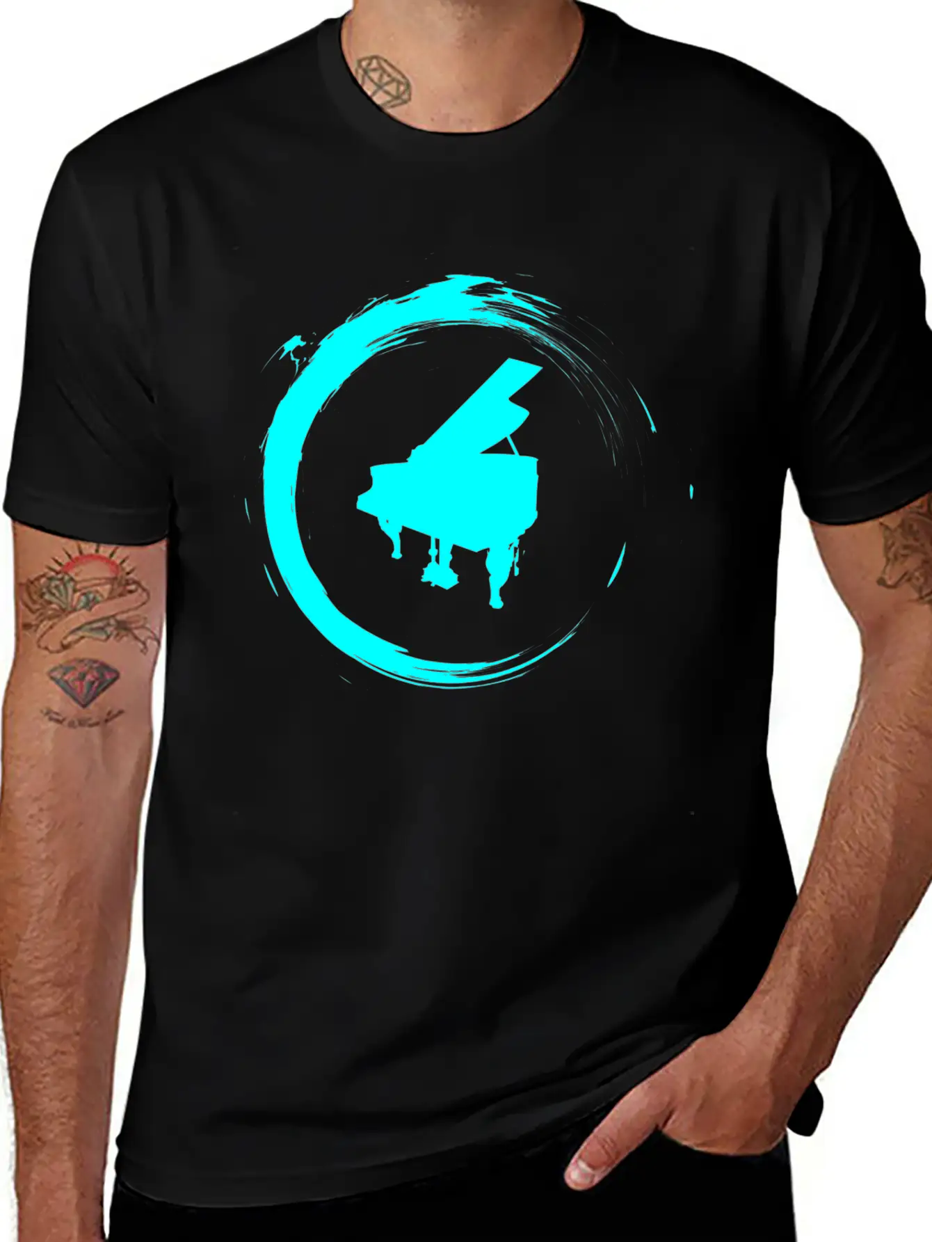 Piano Relaxed Everyday Tee – Lightweight And Durable Cotton