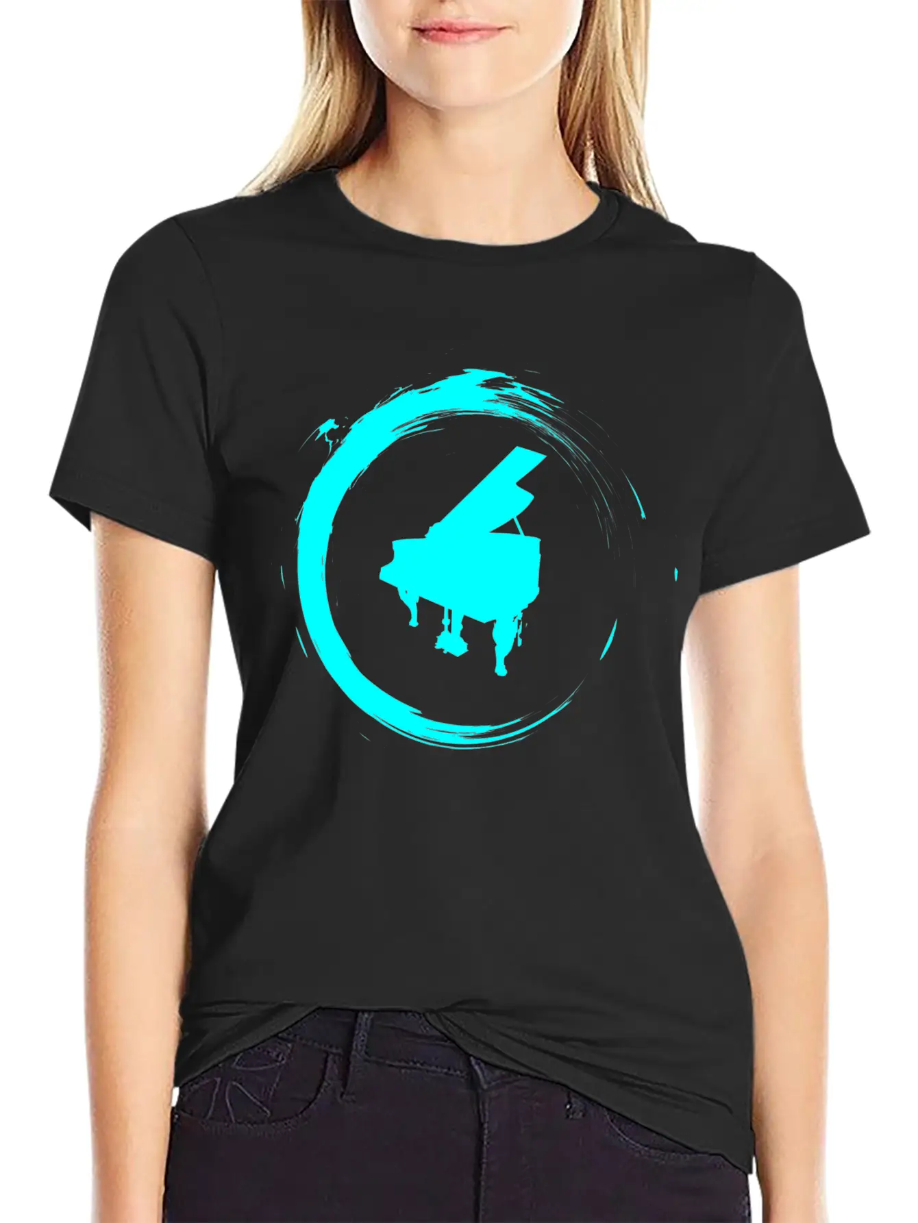 Piano Relaxed Everyday Tee – Lightweight And Durable Cotton