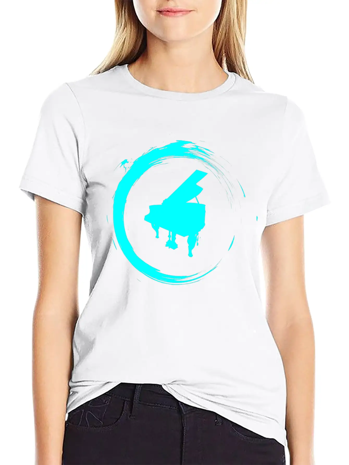 Piano Relaxed Everyday Tee – Lightweight And Durable Cotton