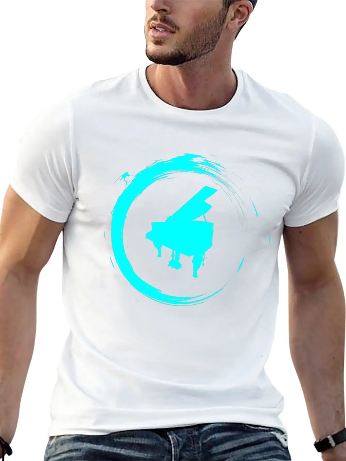 Piano Relaxed Everyday Tee – Lightweight And Durable Cotton