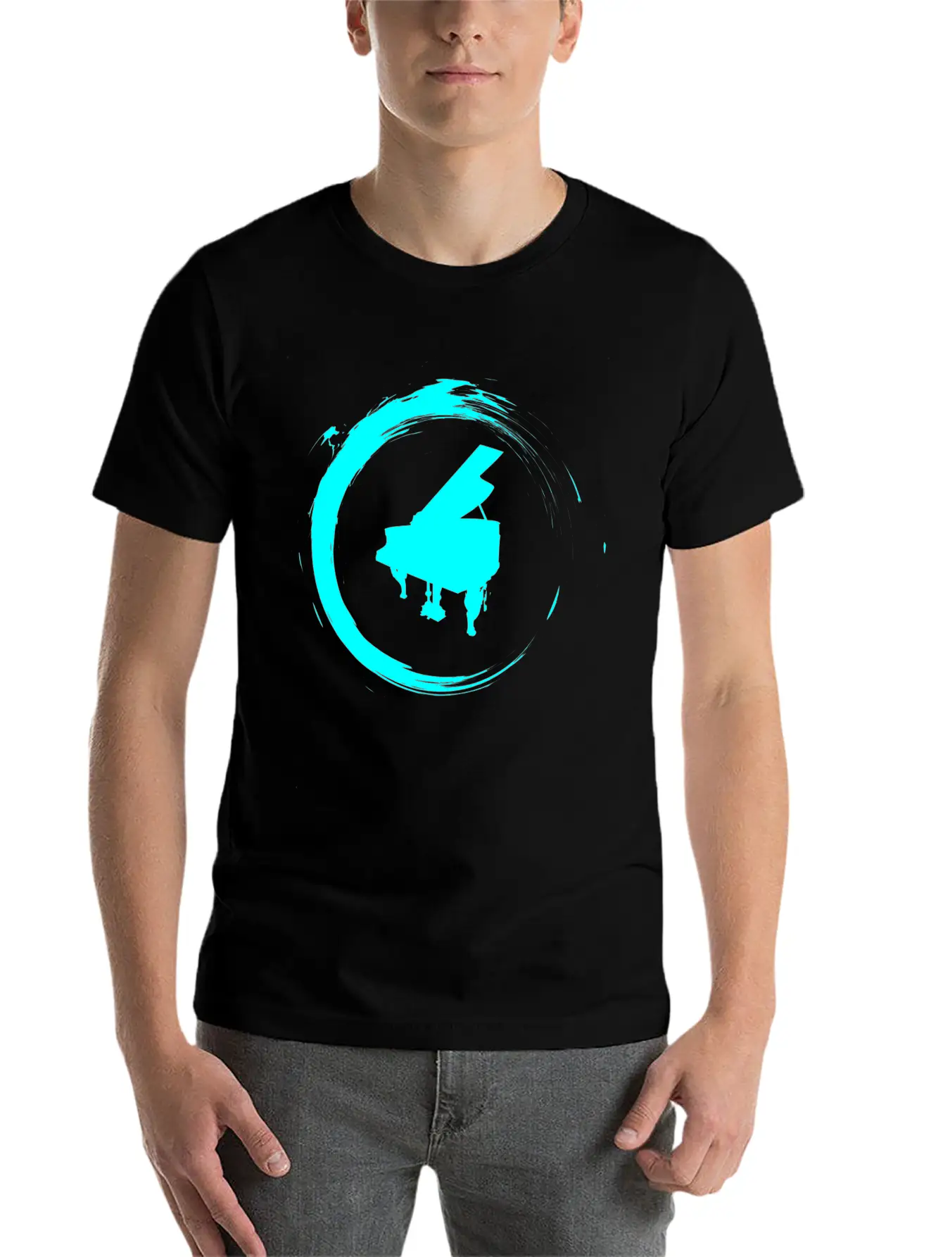 Piano Relaxed Everyday Tee – Lightweight And Durable Cotton