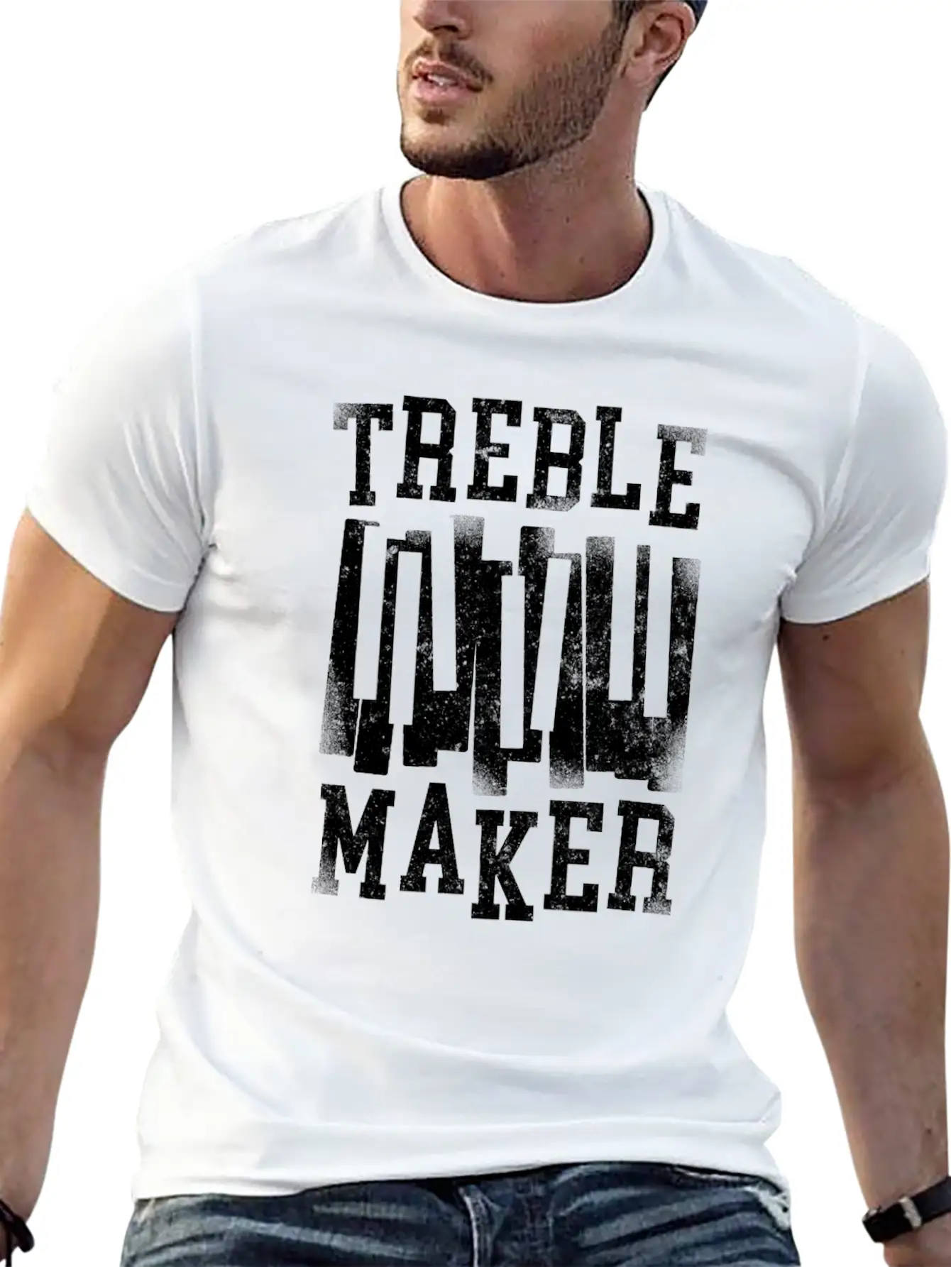 Piano Teacher Pianist Keyboard Unisex Short Sleeve Soft Cotton T-Shirt – Casual Everyday Wear