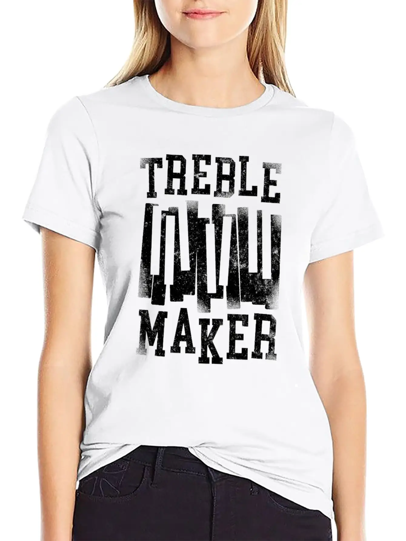Piano Teacher Pianist Keyboard Unisex Short Sleeve Soft Cotton T-Shirt – Casual Everyday Wear