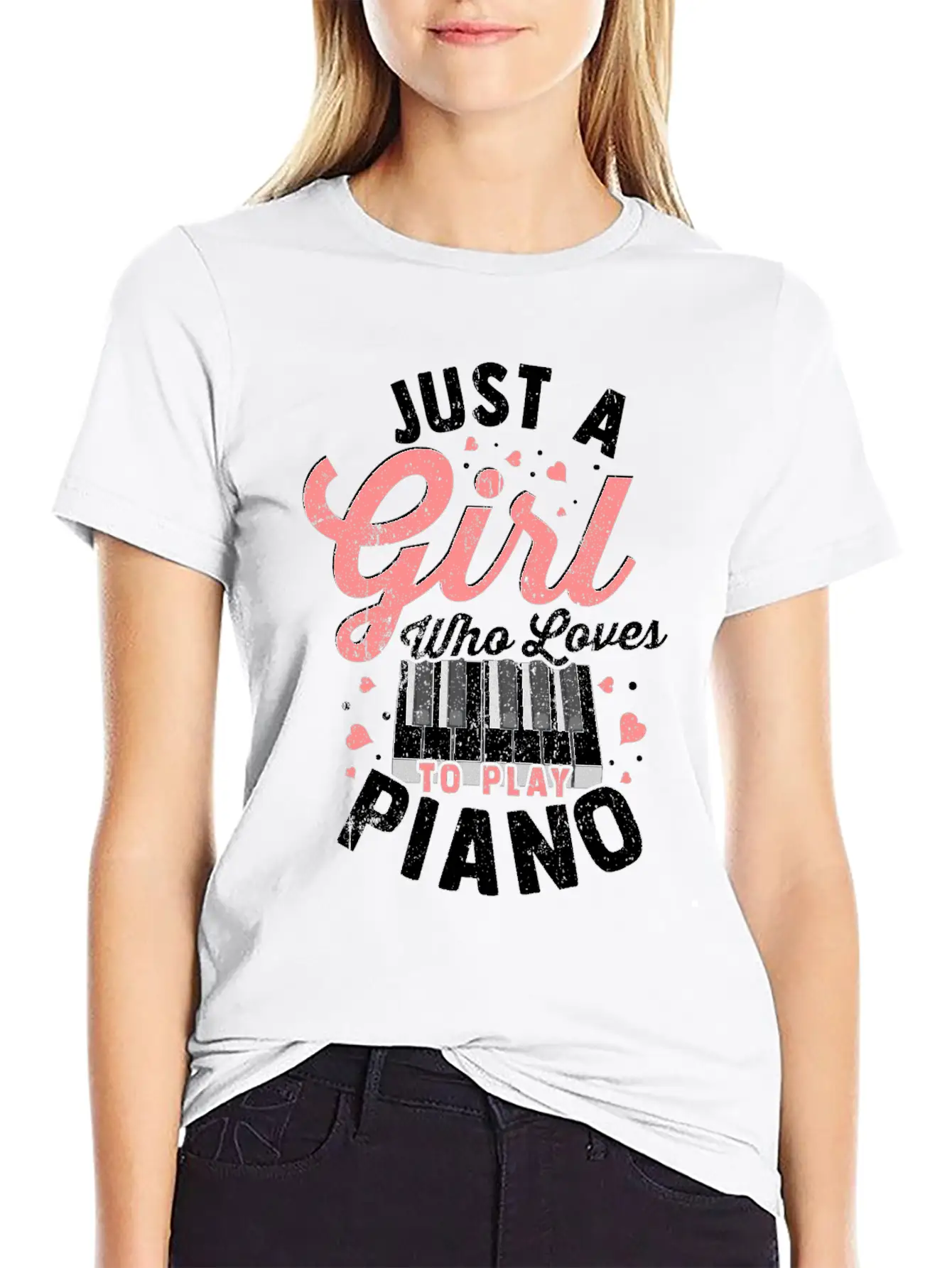 Piano Tshirt Piano Grand Piano Digital Piano Gift Unisex Short Sleeve Soft Cotton T-Shirt – Casual Everyday Wear