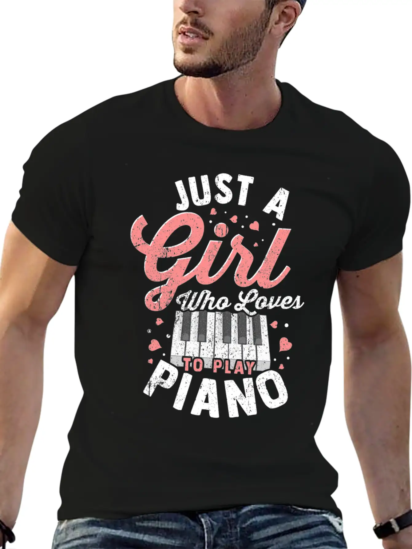Piano Tshirt Piano Grand Piano Digital Piano Gift Unisex Short Sleeve Soft Cotton T-Shirt – Casual Everyday Wear