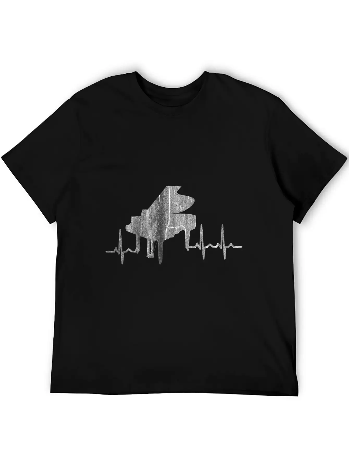 Piano Veins Unisex Casual T-Shirt – Clean Design For Daily Comfort