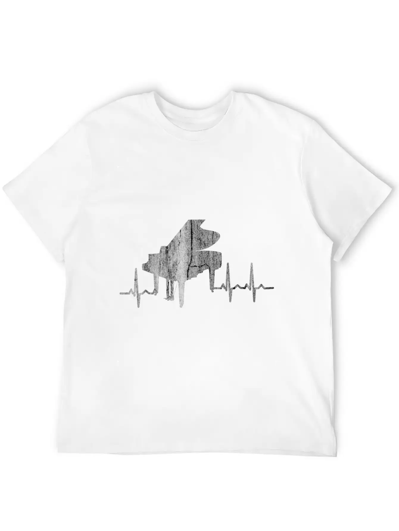 Piano Veins Unisex Casual T-Shirt – Clean Design For Daily Comfort