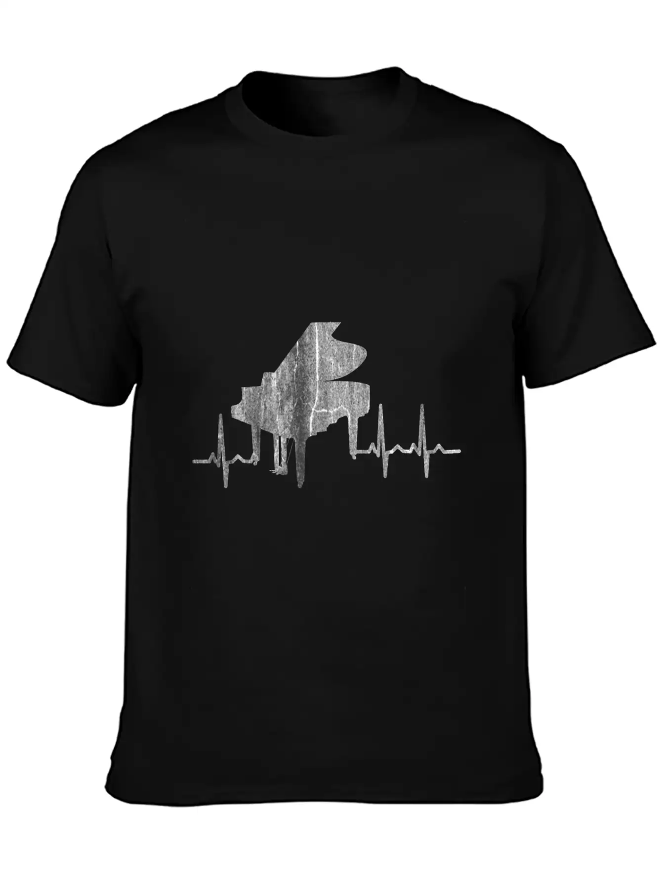 Piano Veins Unisex Casual T-Shirt – Clean Design For Daily Comfort
