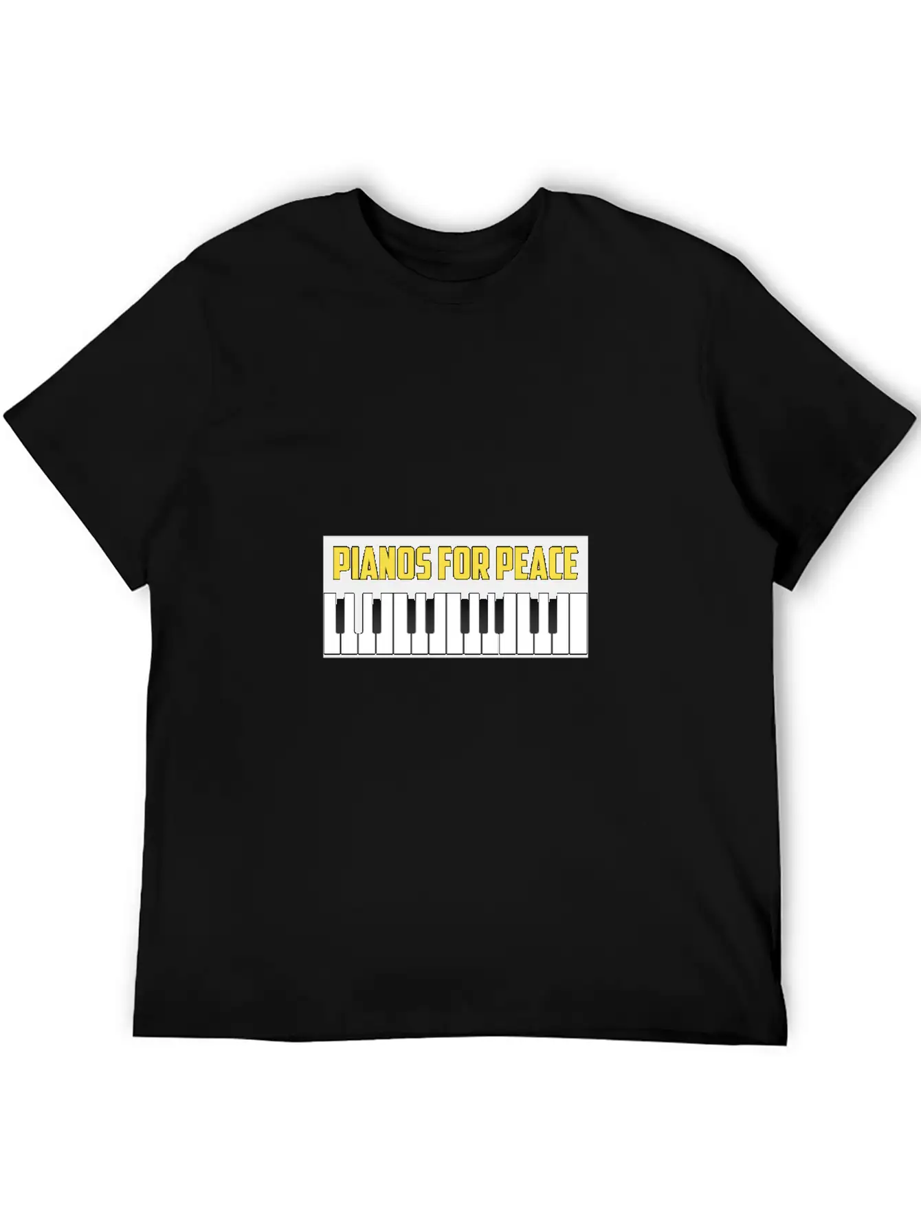 PIANOS FOR PEACE GIFT Comfortable Minimalist Graphic Tee – Summer Style Essential