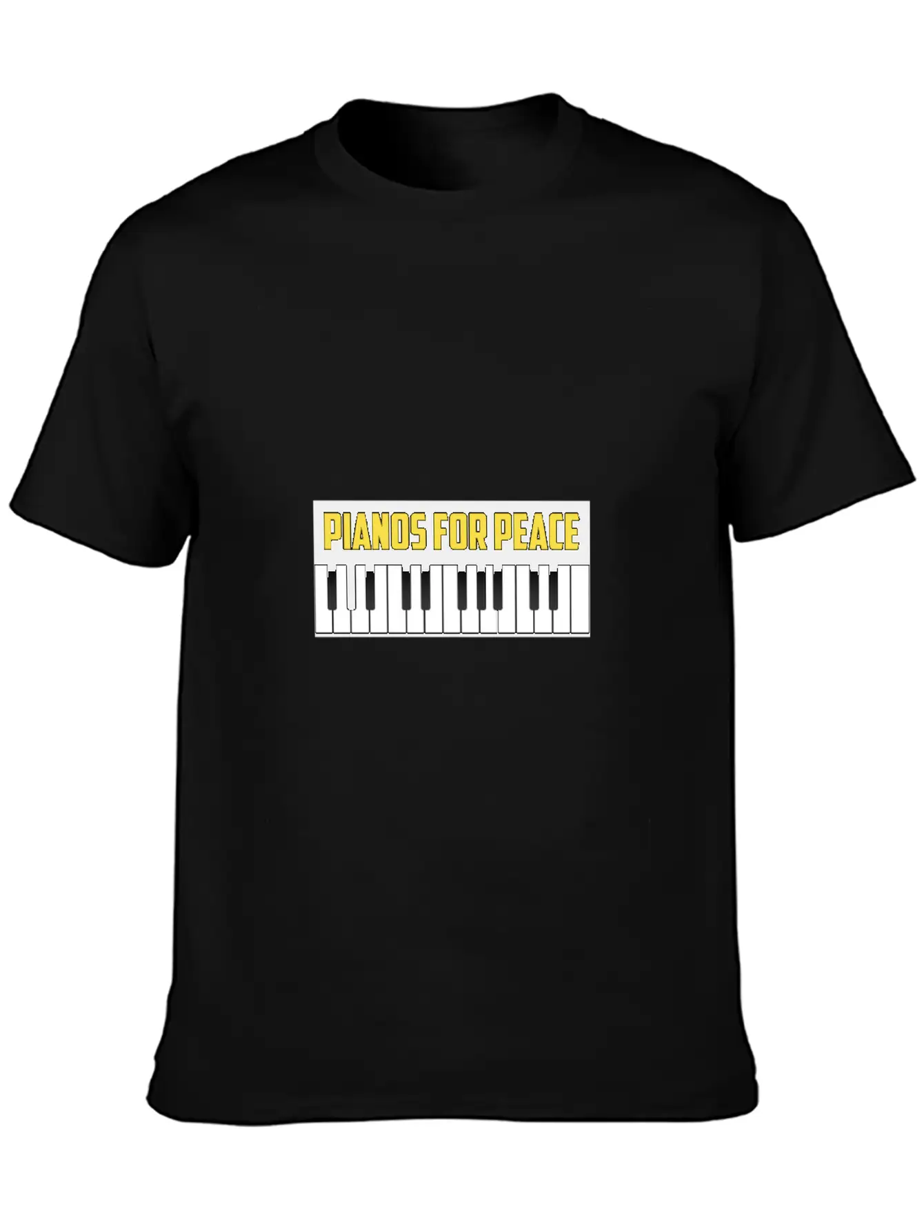 PIANOS FOR PEACE GIFT Comfortable Minimalist Graphic Tee – Summer Style Essential