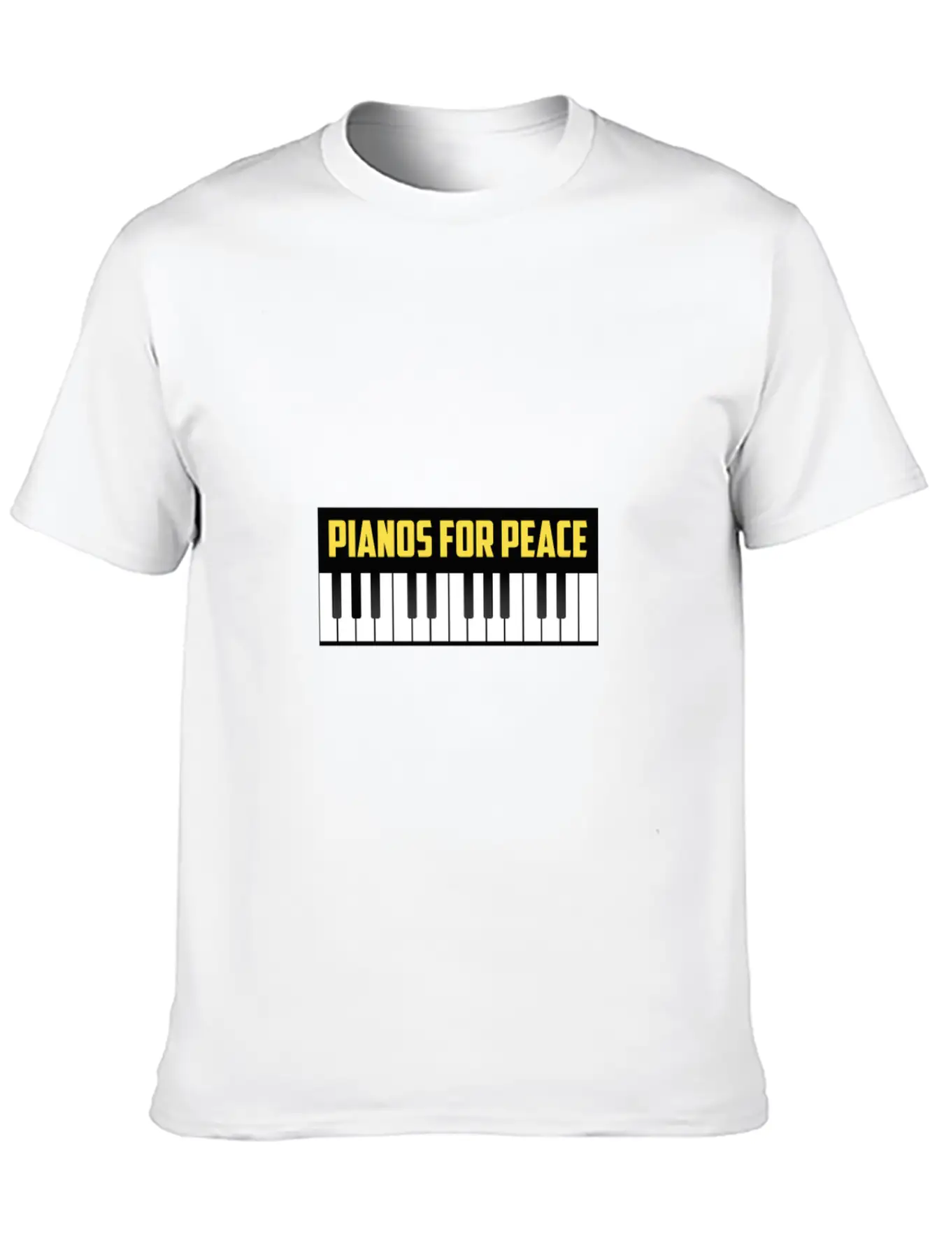 PIANOS FOR PEACE GIFT Comfortable Minimalist Graphic Tee – Summer Style Essential