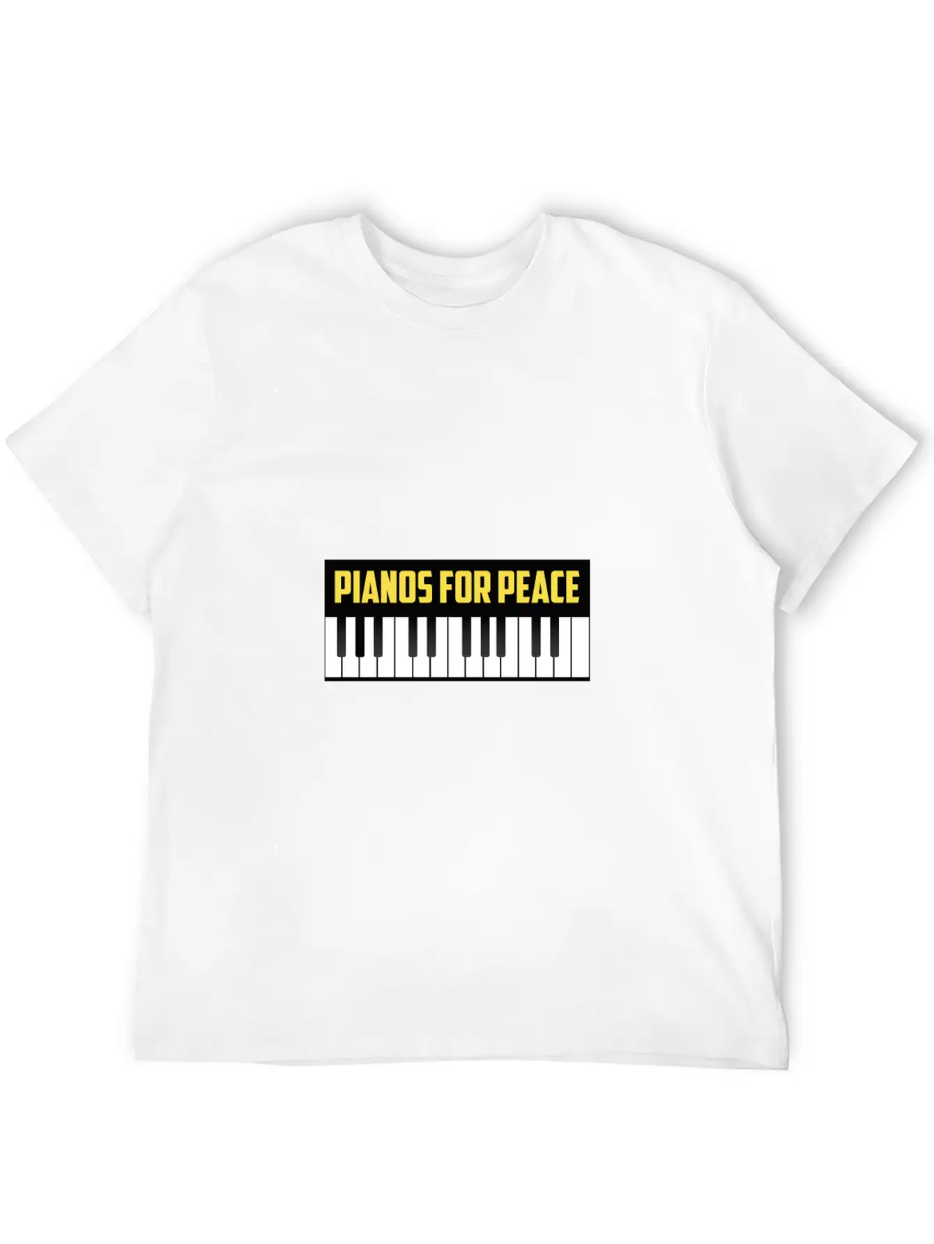 PIANOS FOR PEACE GIFT Comfortable Minimalist Graphic Tee – Summer Style Essential