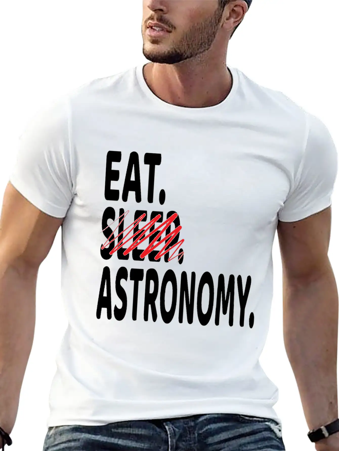 Pick Your Own Astronomical Obsession With This Unisex Casual T-Shirt – Clean Design For Daily Comfort