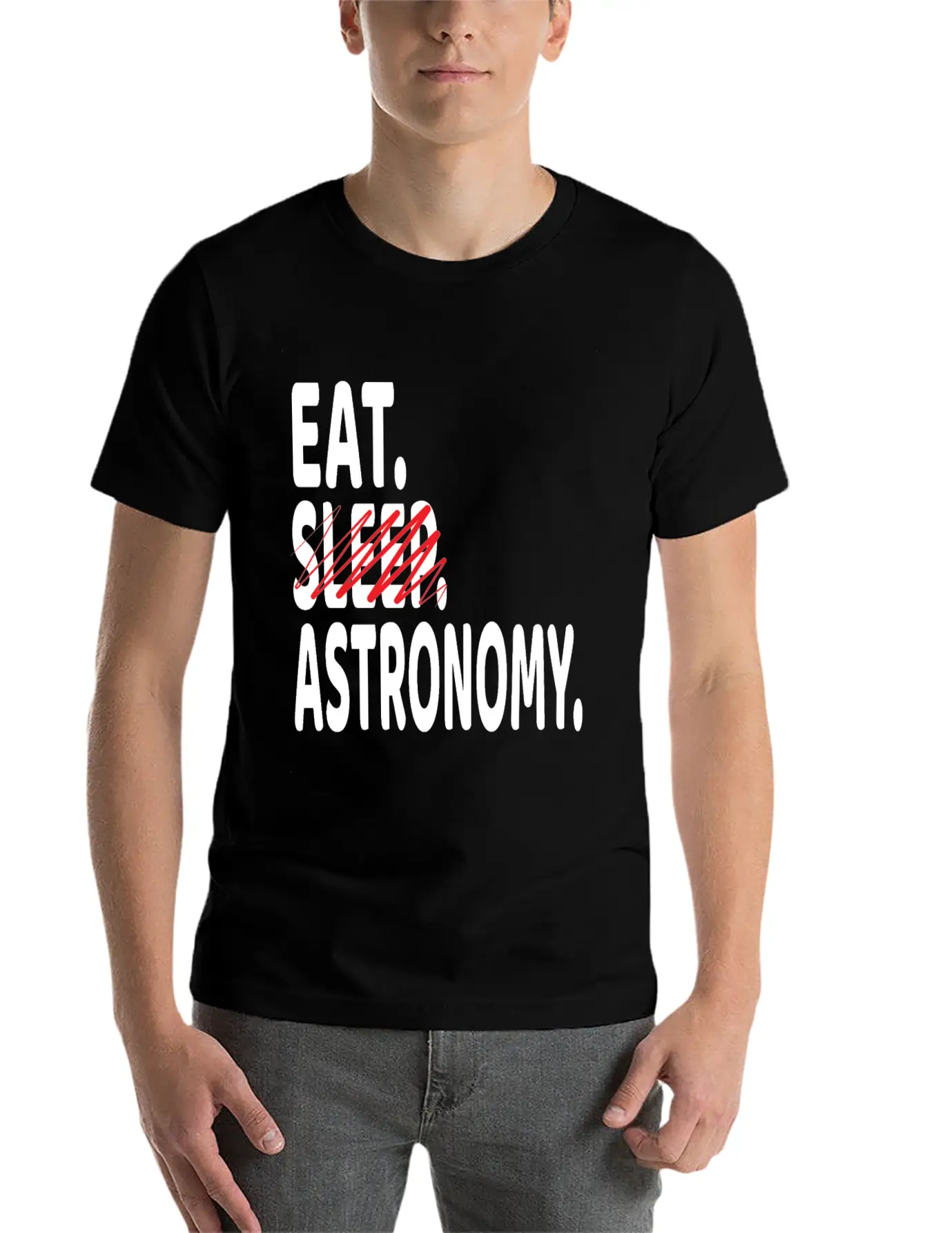 Pick Your Own Astronomical Obsession With This Unisex Casual T-Shirt – Clean Design For Daily Comfort