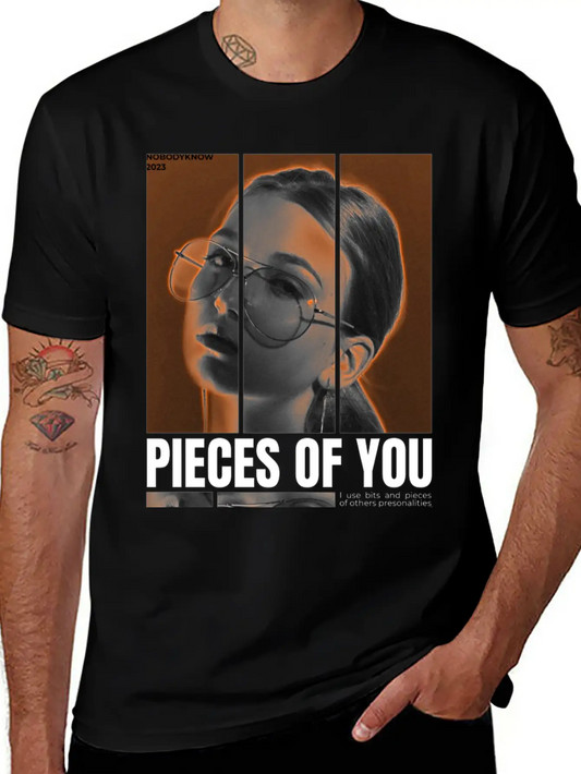 PIECES OF YOU Basic Graphic T-Shirt – Daily Comfort In Soft Cotton